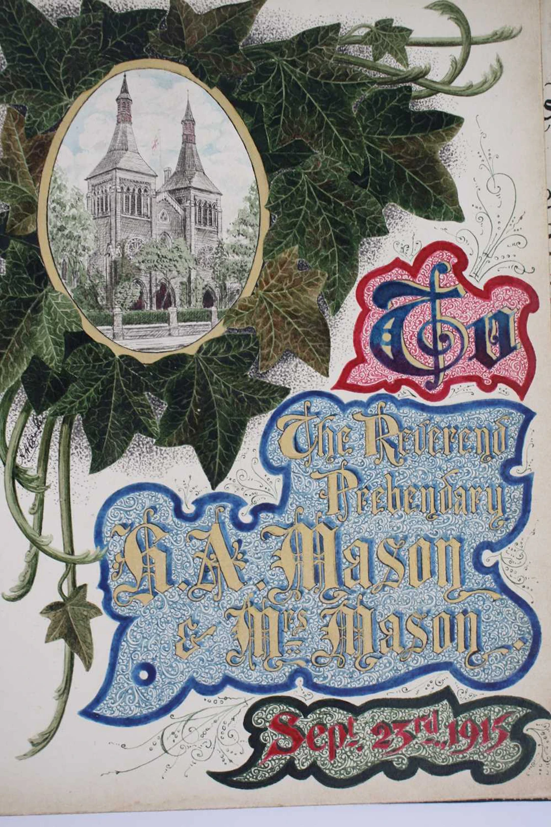 Lot 267 - A collection of hand-written commemorative