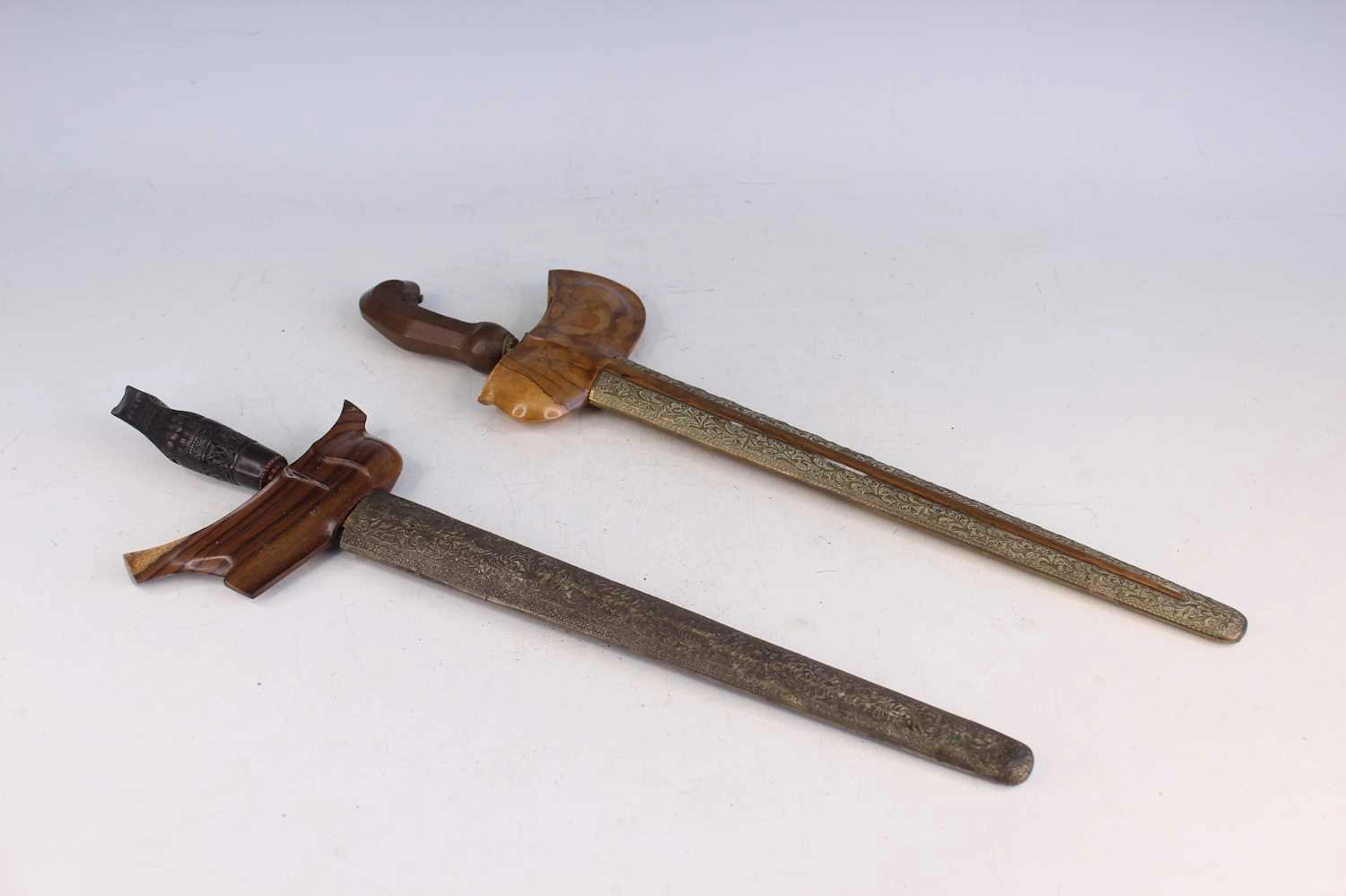 Lot 223 - Two Indonesian Kris Daggers, 19th to Early