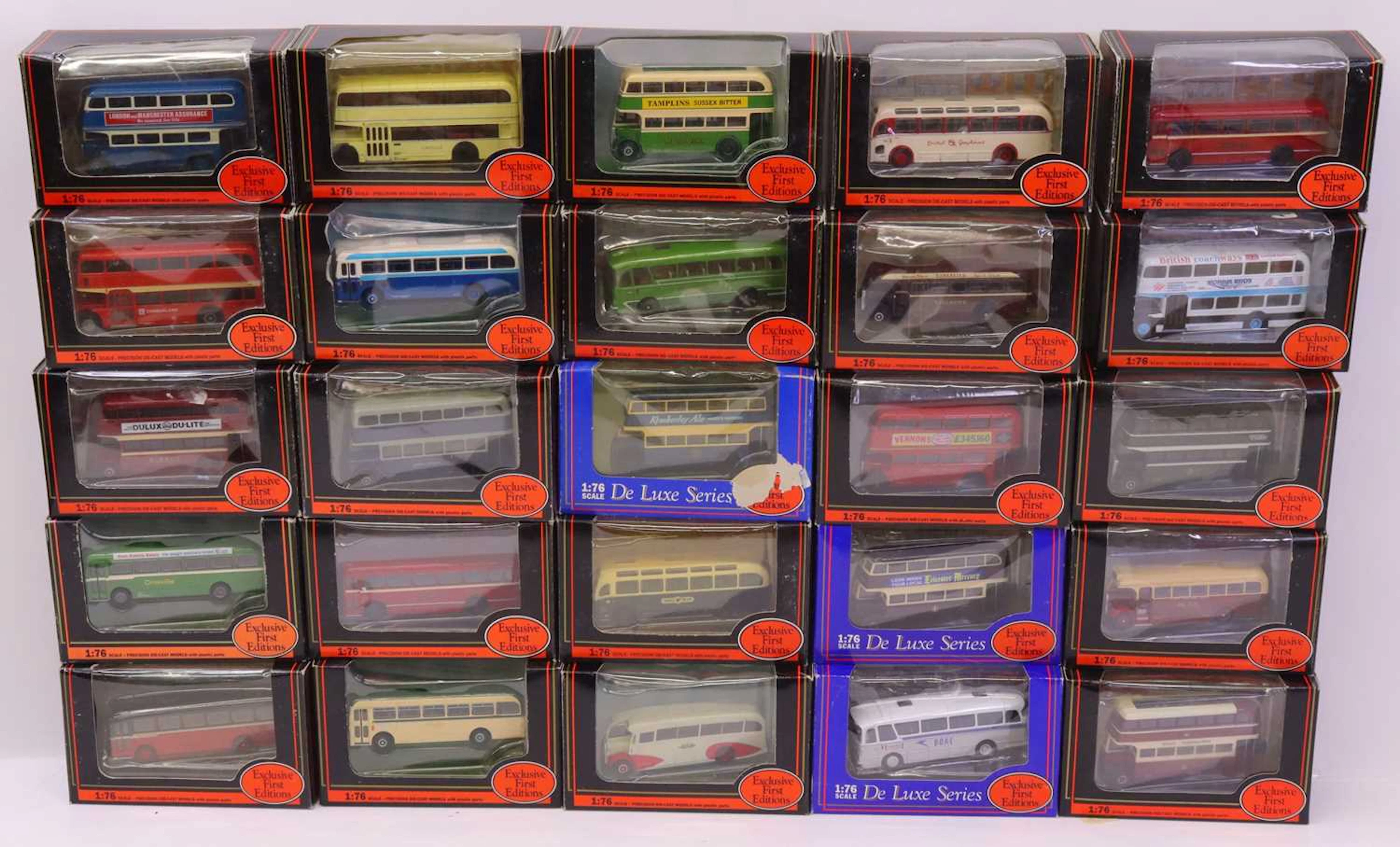 Lot 269 - 25 boxed EFE 1/76th scale public transport