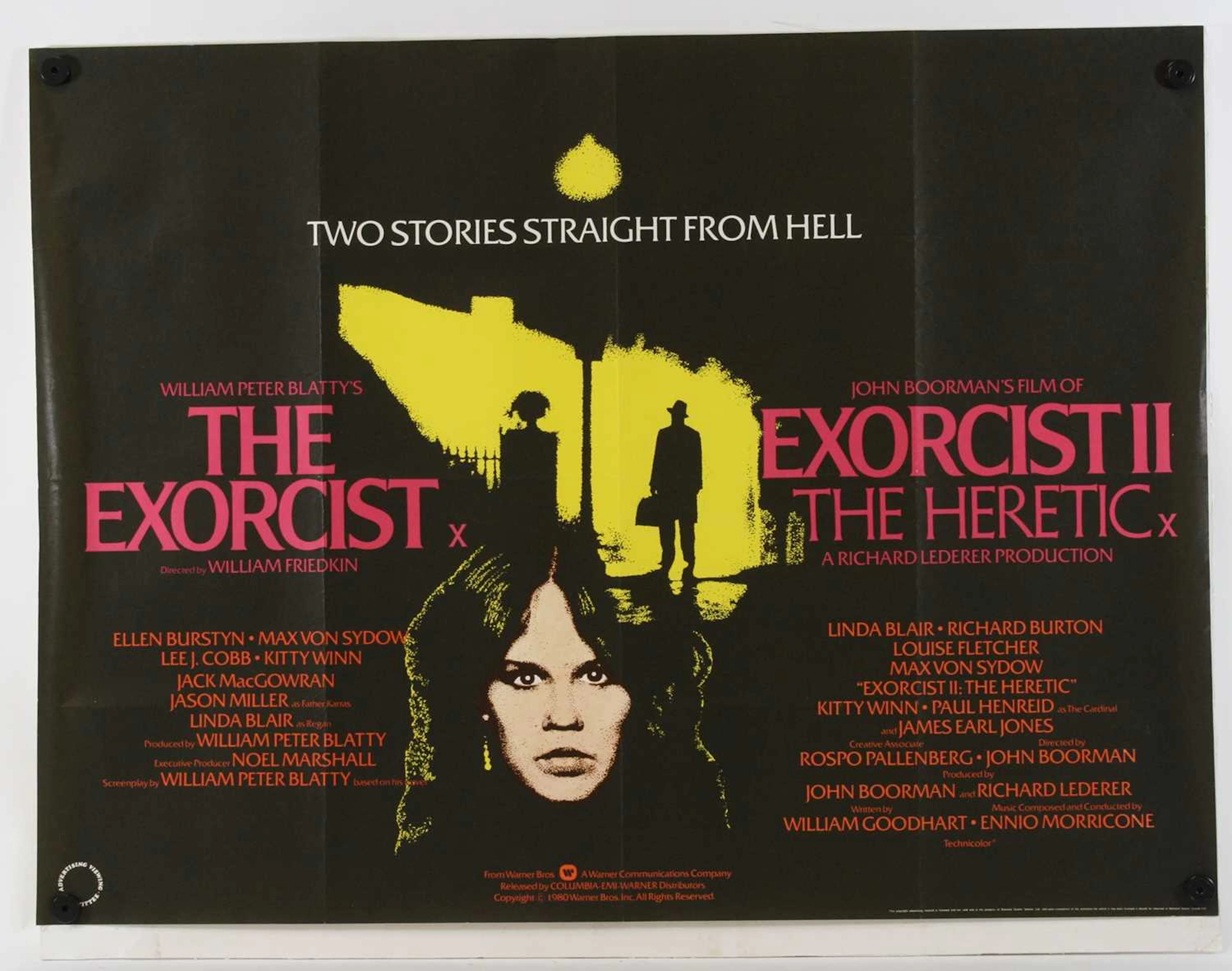 Lot 1073 - The Exorcist/The Exorcist II: The Heretic