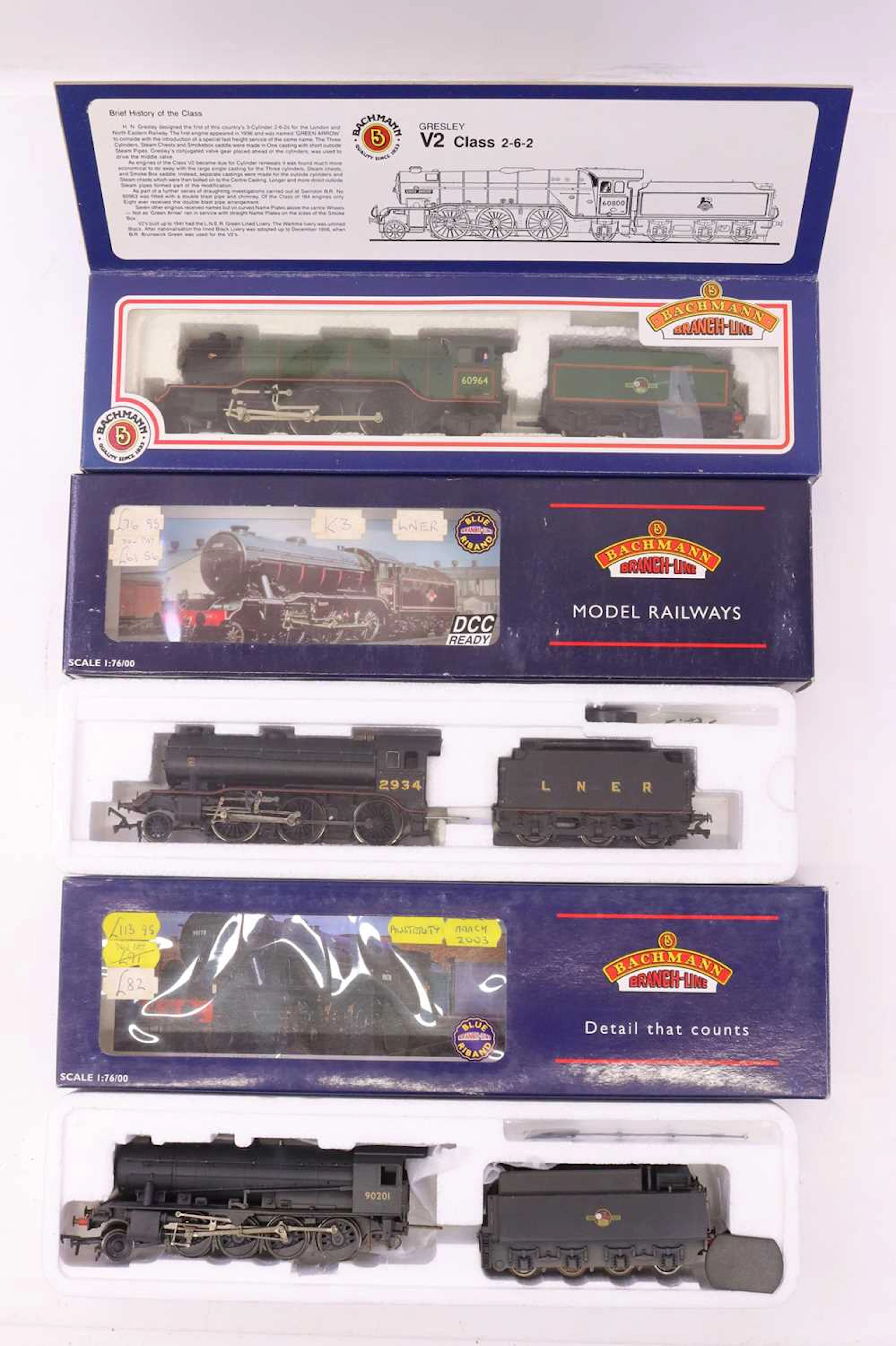 Lot 427 - Three Bachmann 00 gauge locos to include a