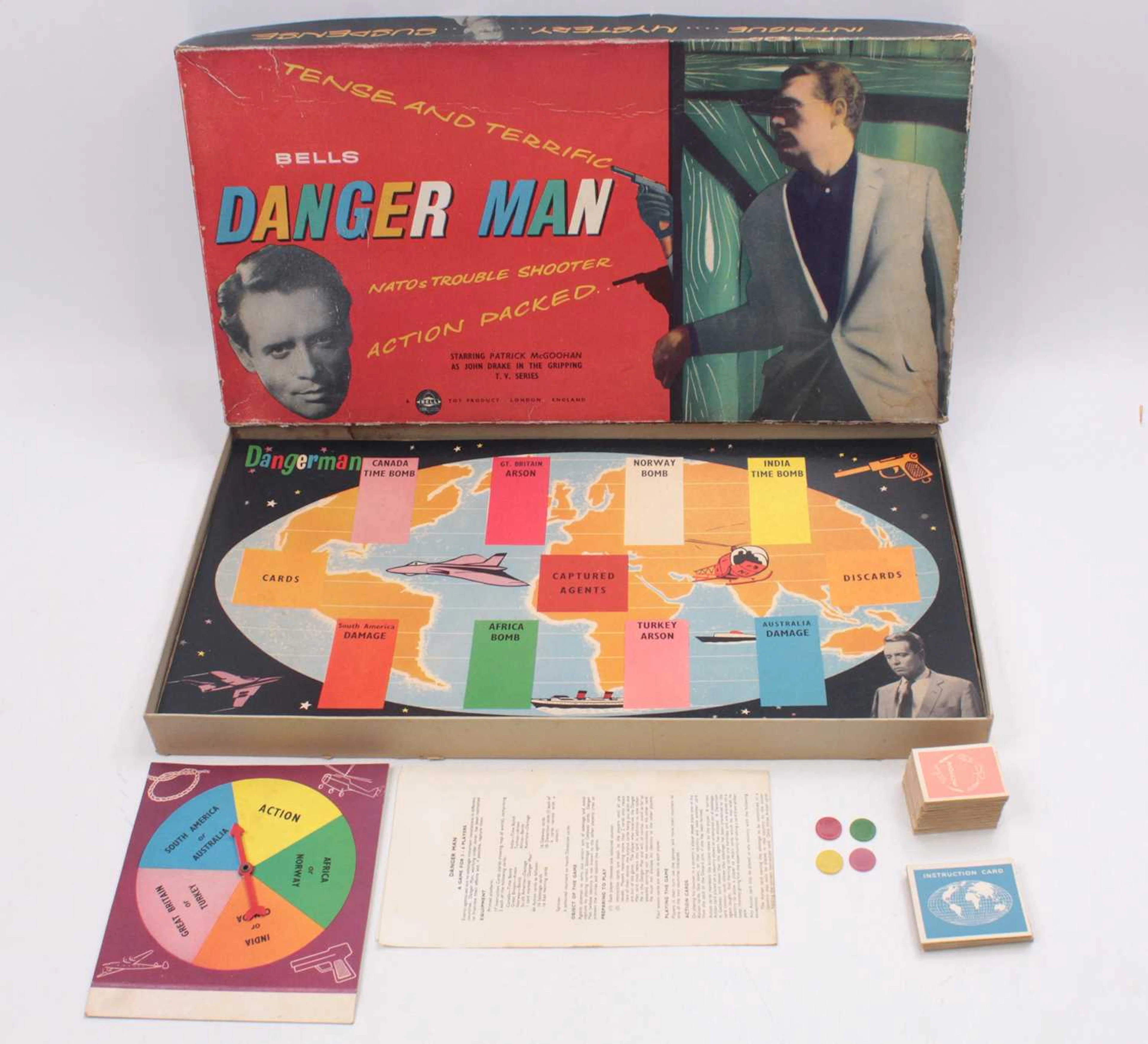 Lot 1671 - Bell Toy Product of London, Danger Man