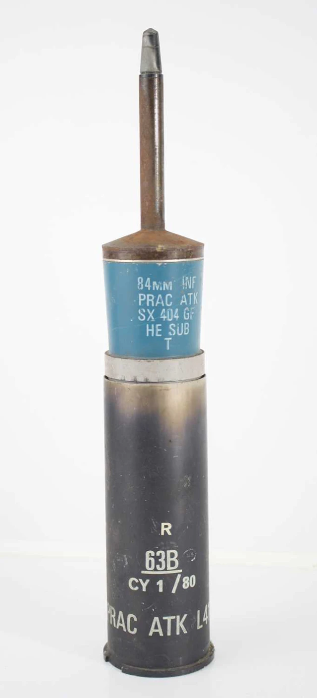 Lot 1131 - A British Army L41 A3 84mm practice anti