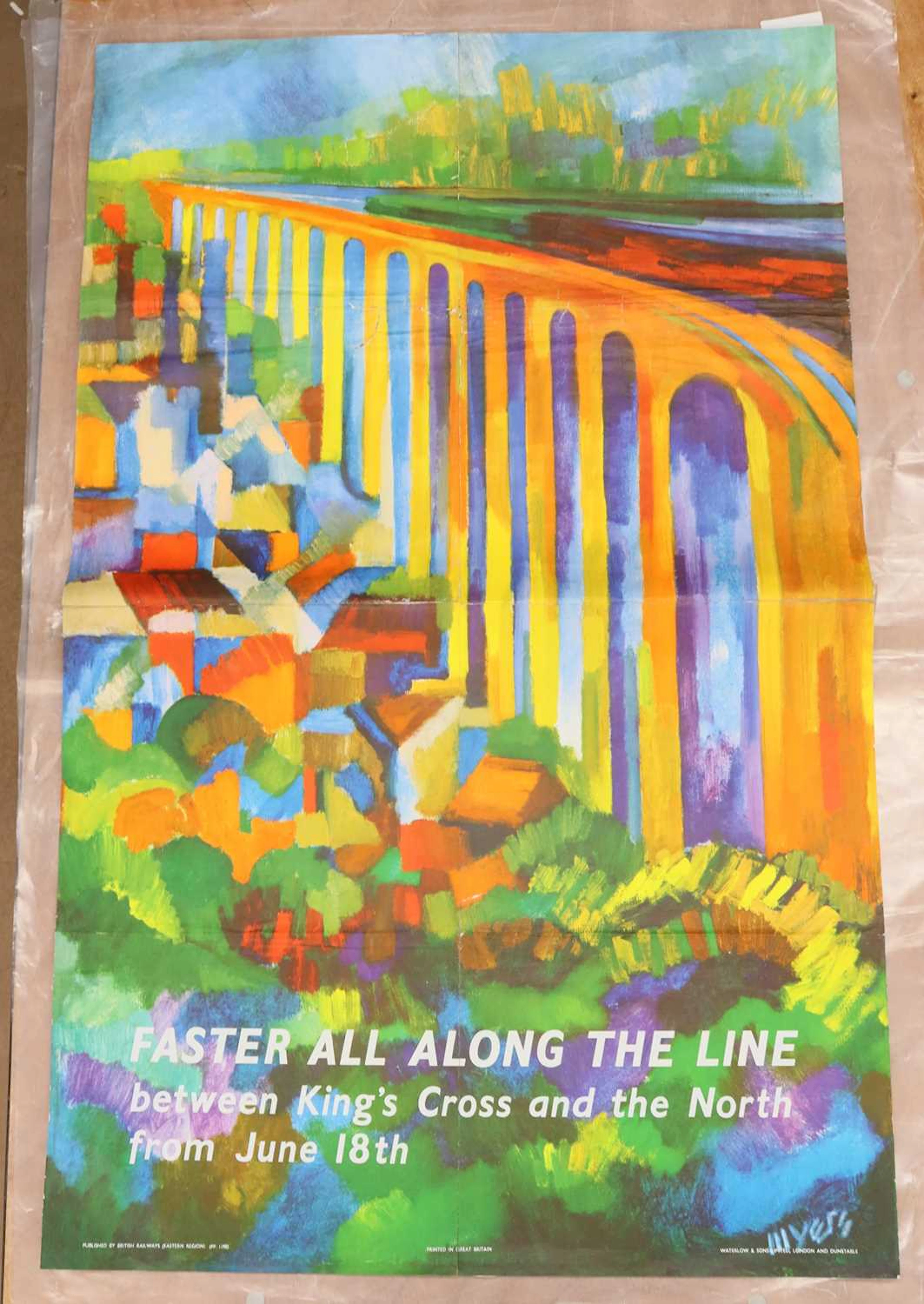 Lot 89 - Large Bernard Myers 1960s BR Eastern Region