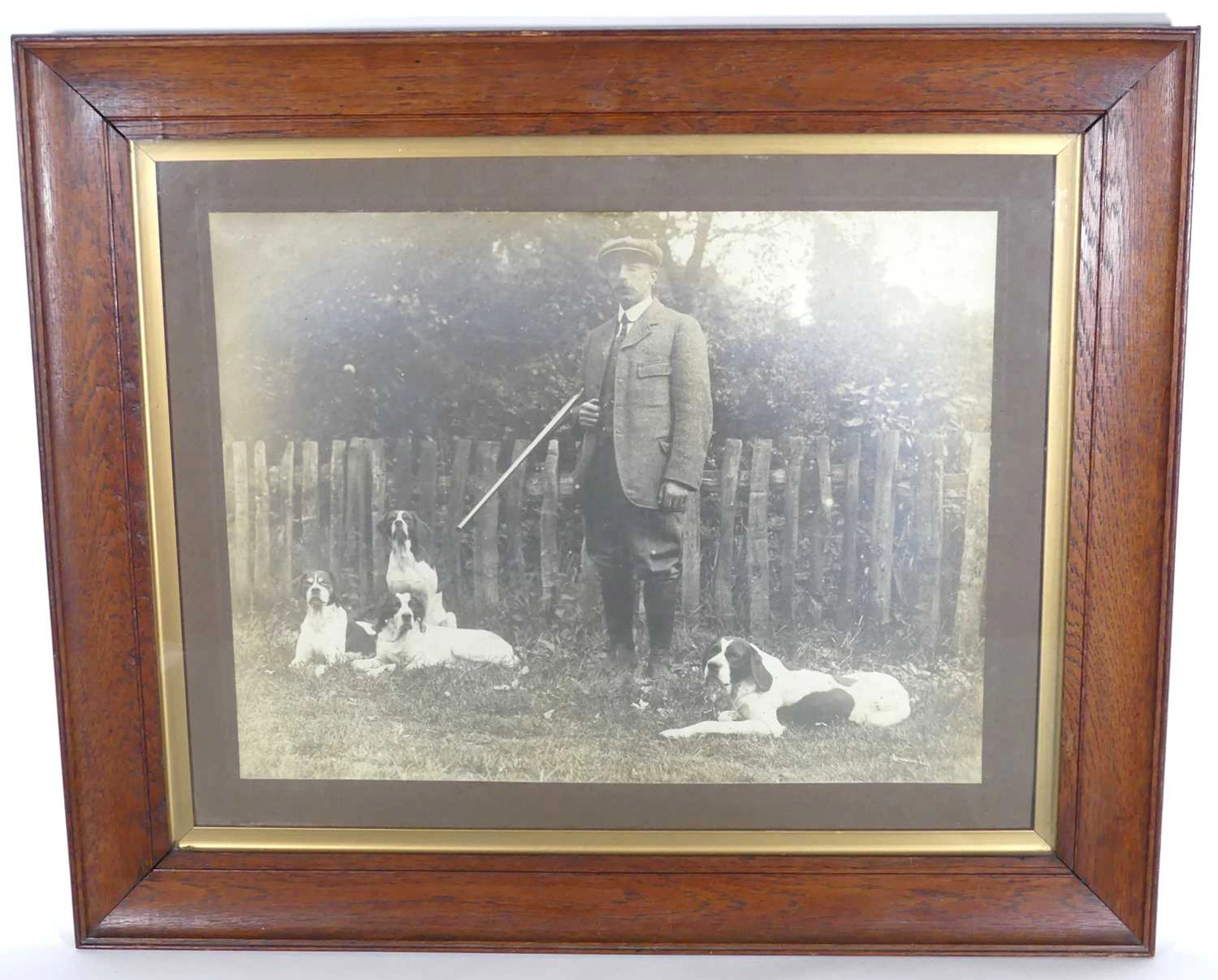 Lot 1335 - An oak framed and glazed photographic print