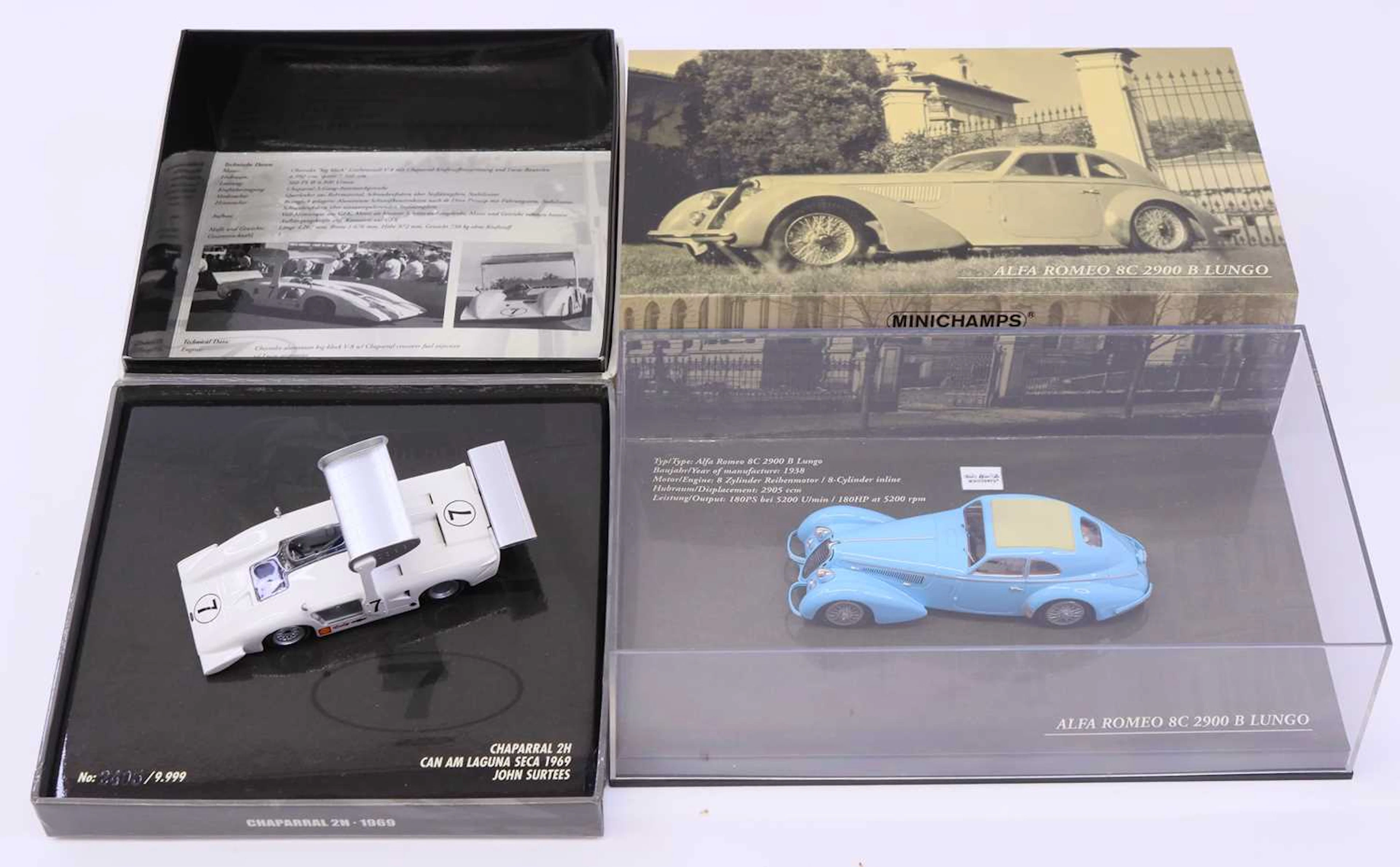 Lot 1893 - Minchamps group of two 1:43 scale sets, to