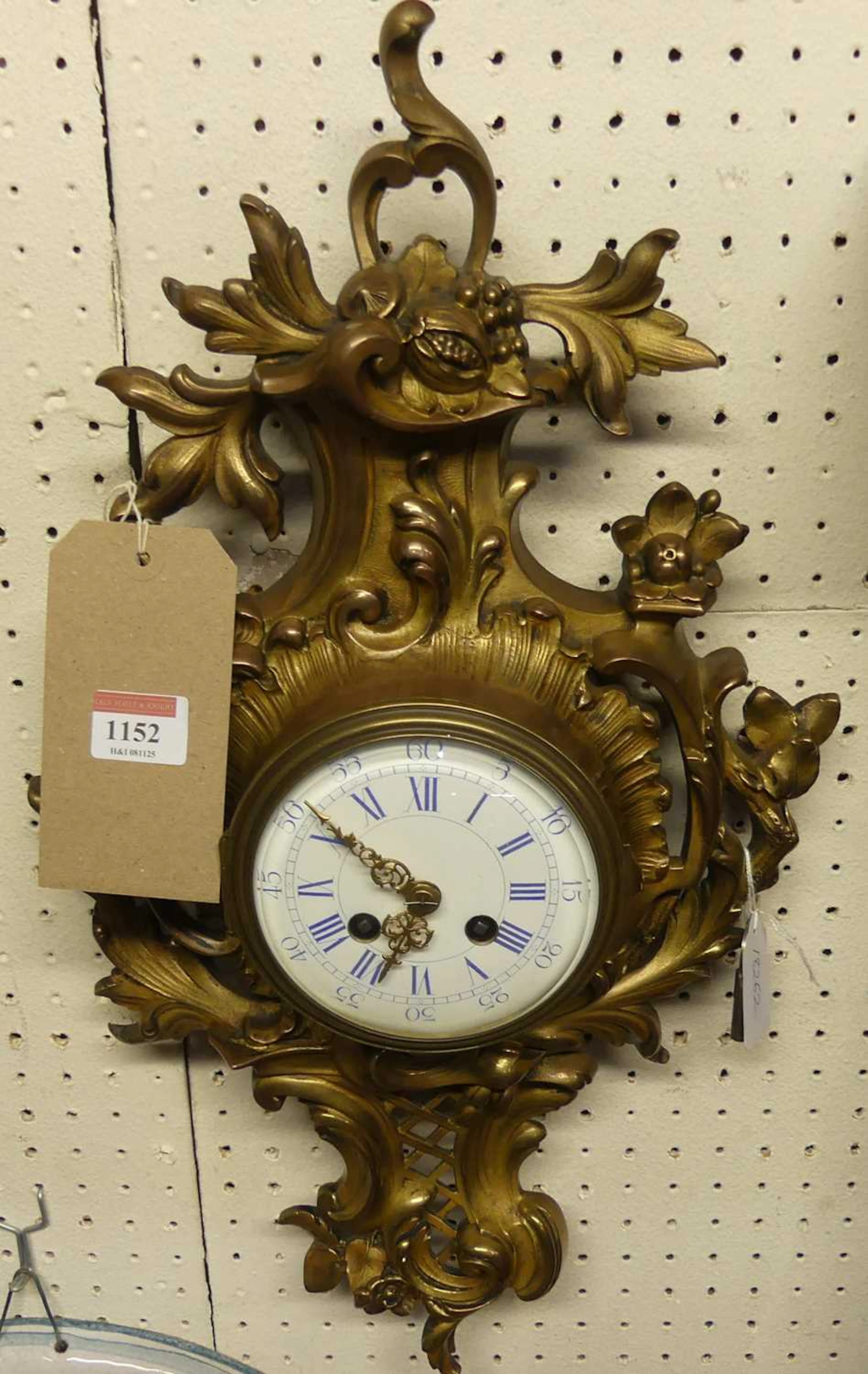 Lot 1152 - A 19th century French neo-Rococo gilt metal
