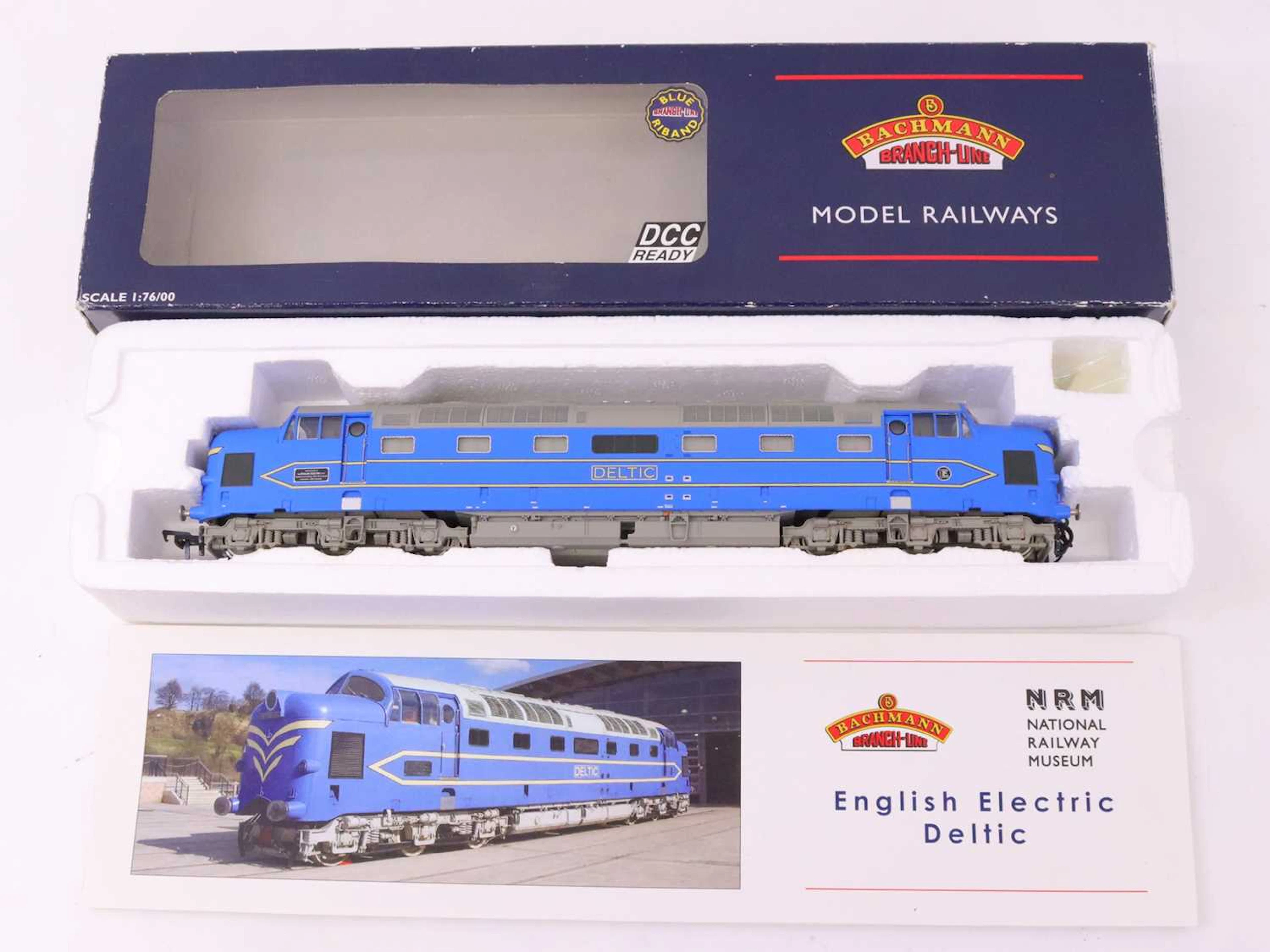 Lot 390 - A Bachmann 00 gauge 32-520 Deltic Prototype