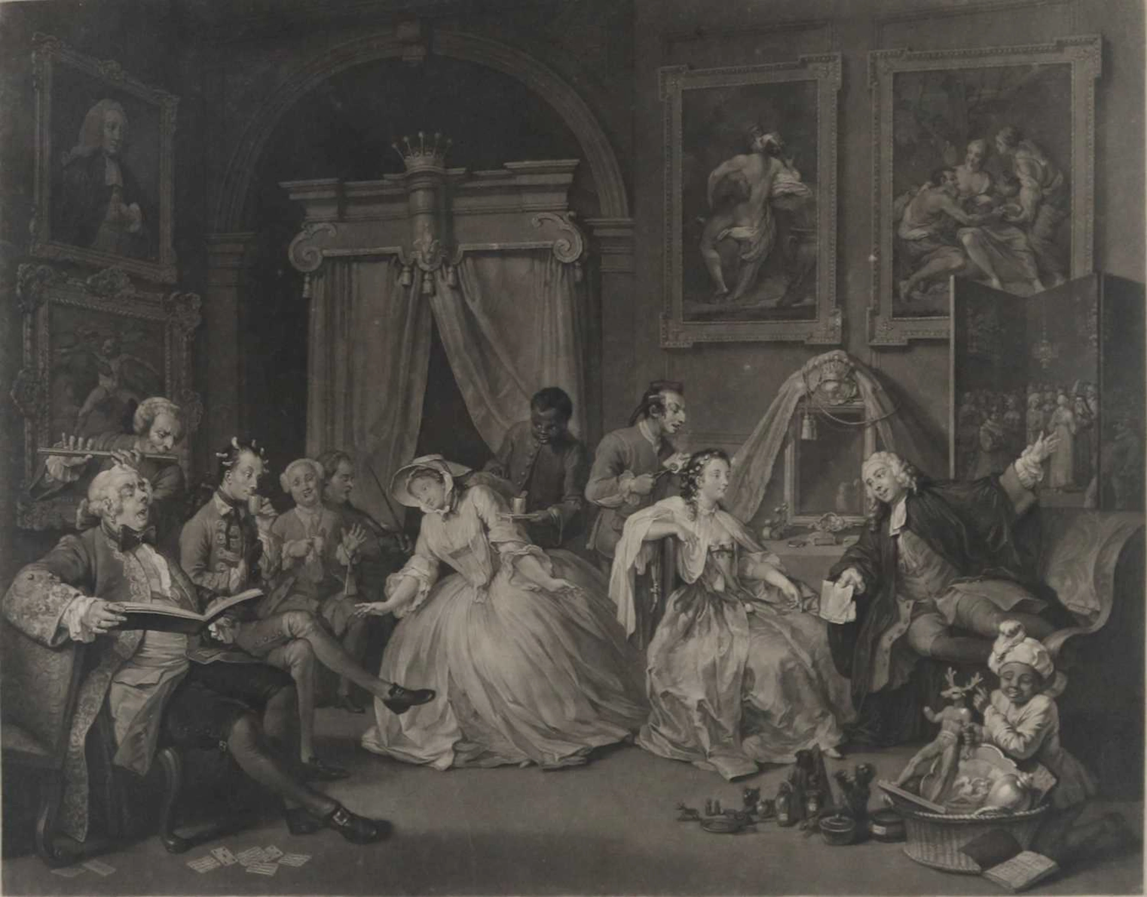 Lot 177 - William Hogarth - Marriage a la Mode, plates