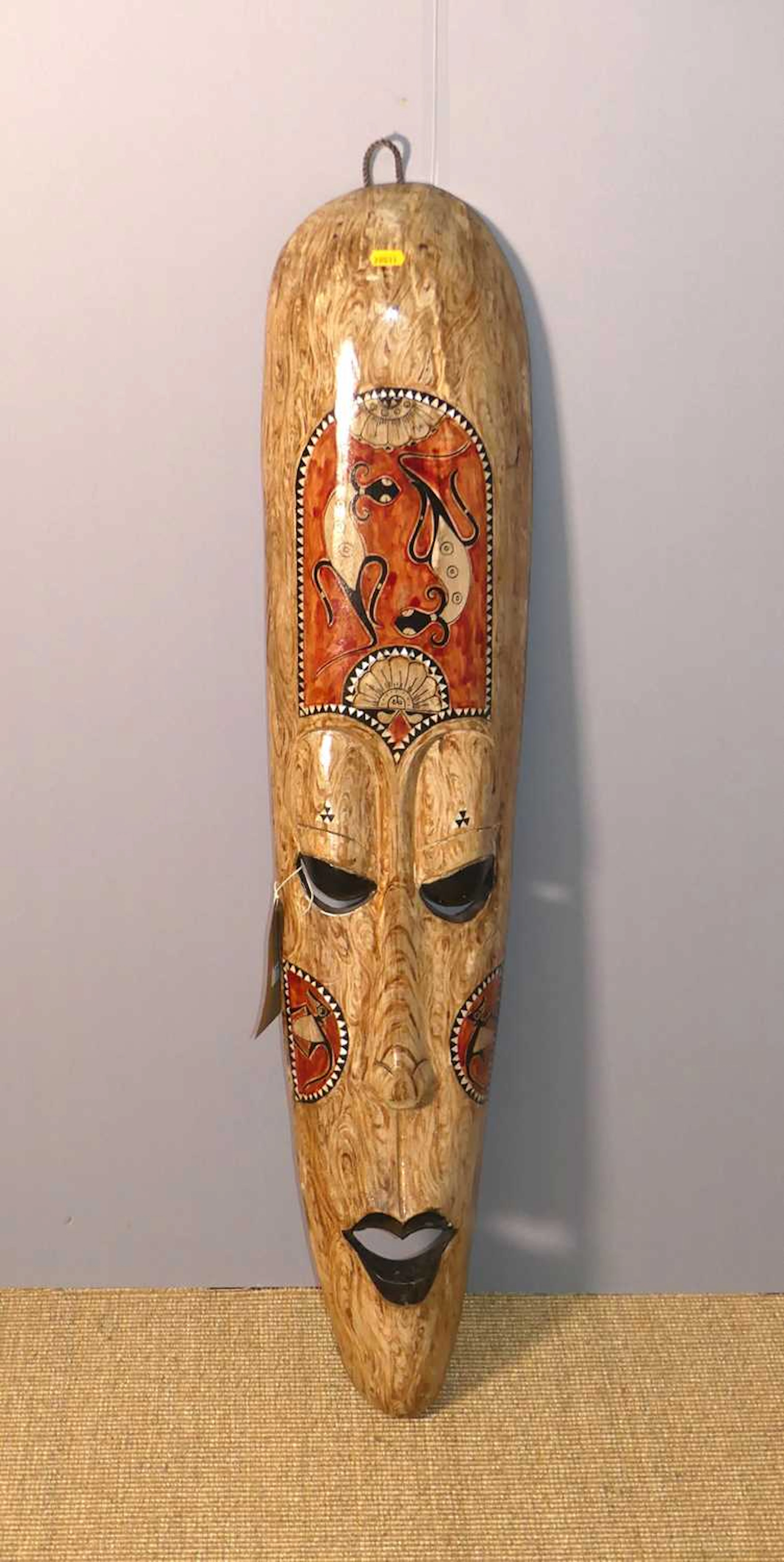 Lot 725 - A contemporary south-east Asian painted long