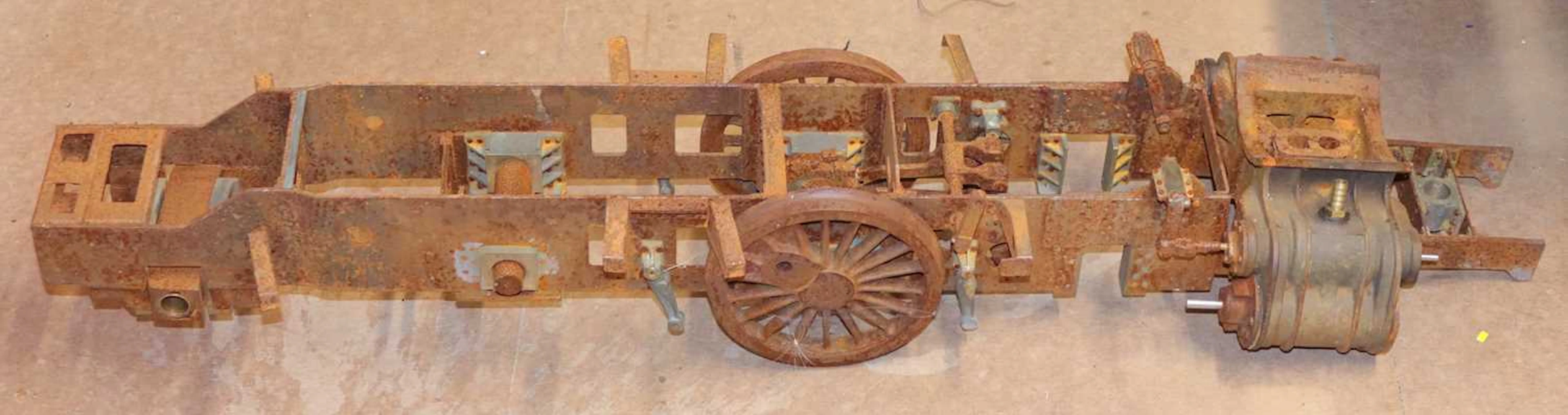 Lot 312 - 3.5-inch gauge chassis for a GWR 51xx class