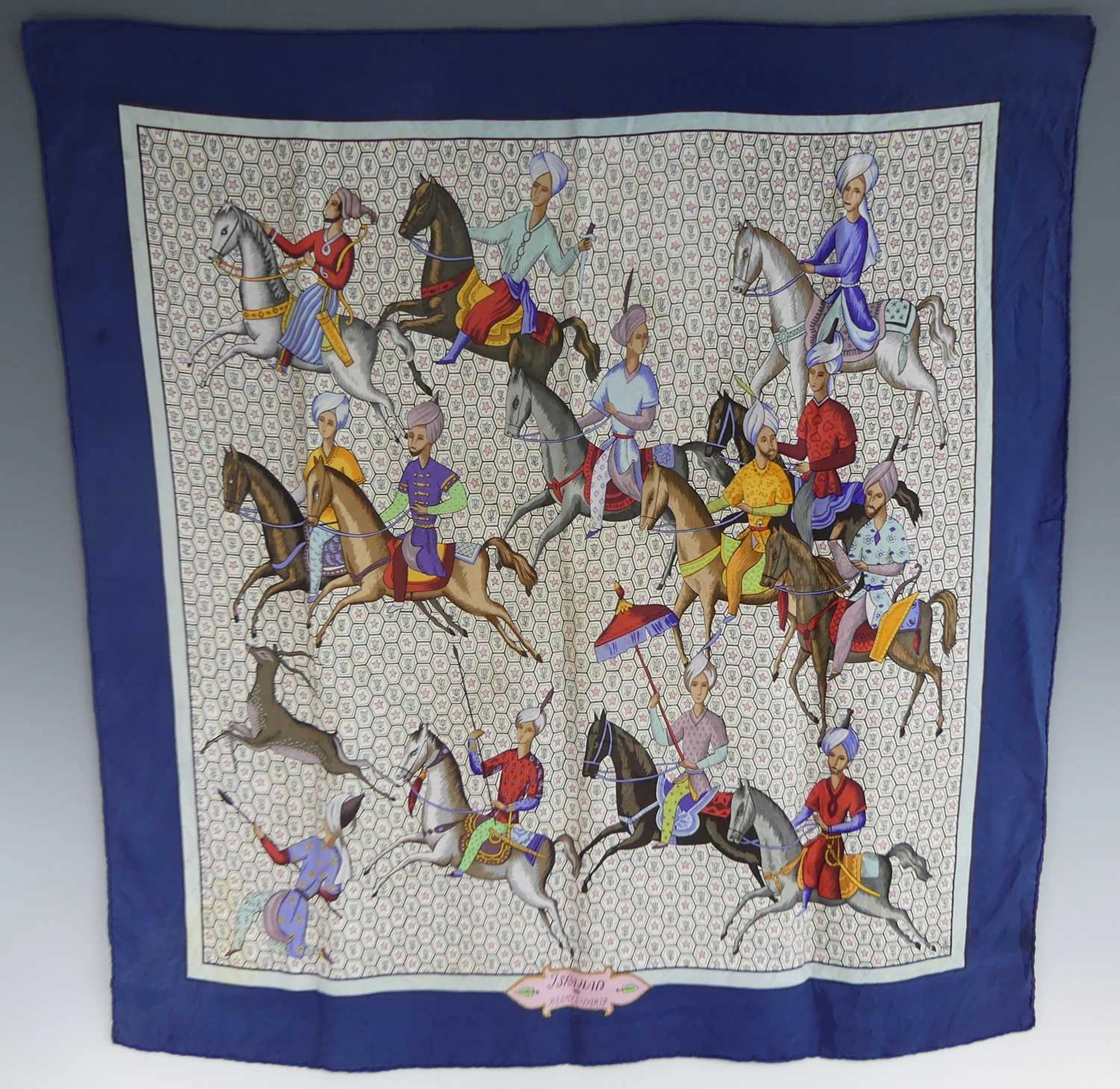 Lot 405 - Hermès - an Ispahan silk scarf, designed by
