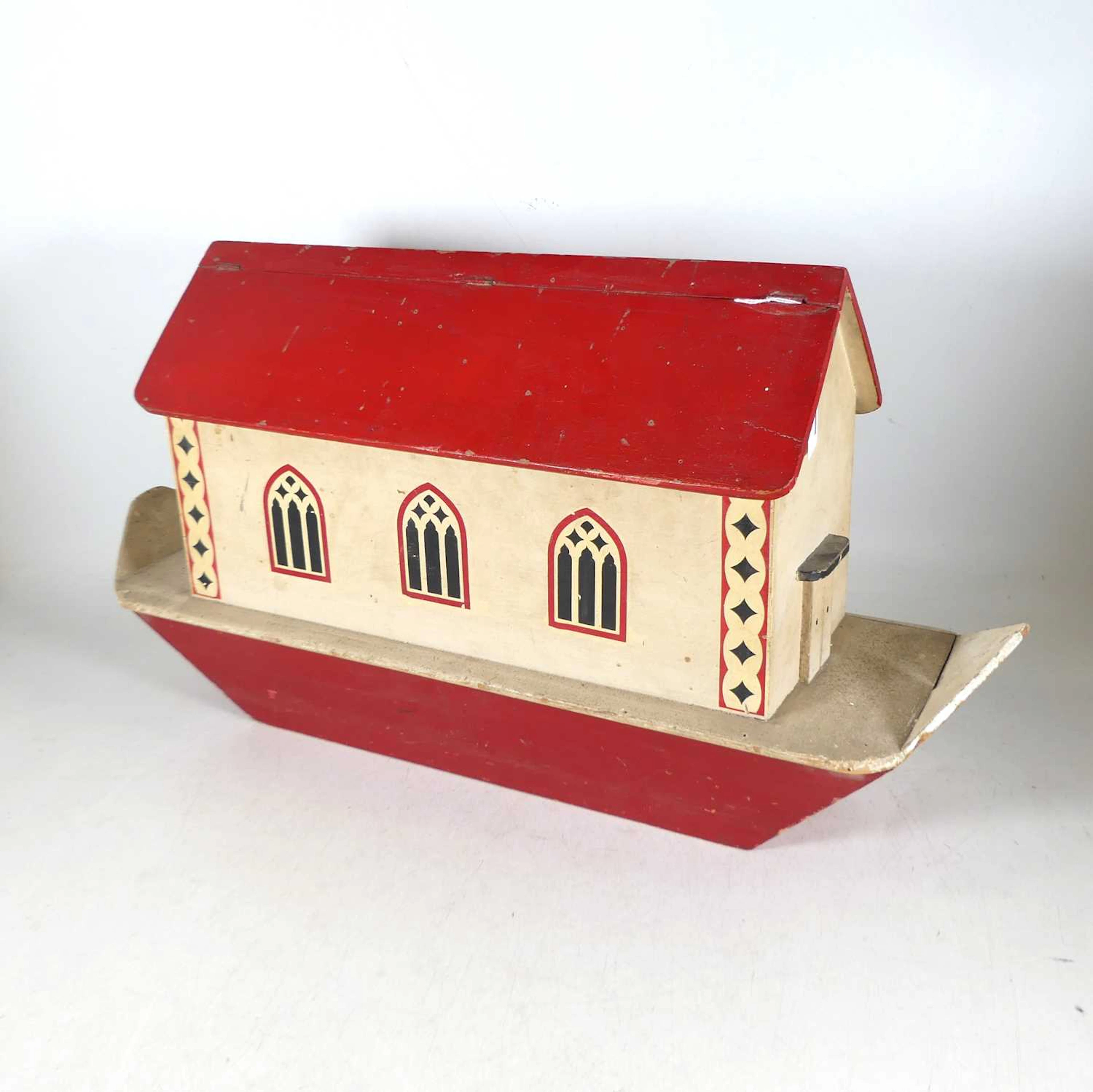 Lot 62 - A mid-20th century child's painted wooden