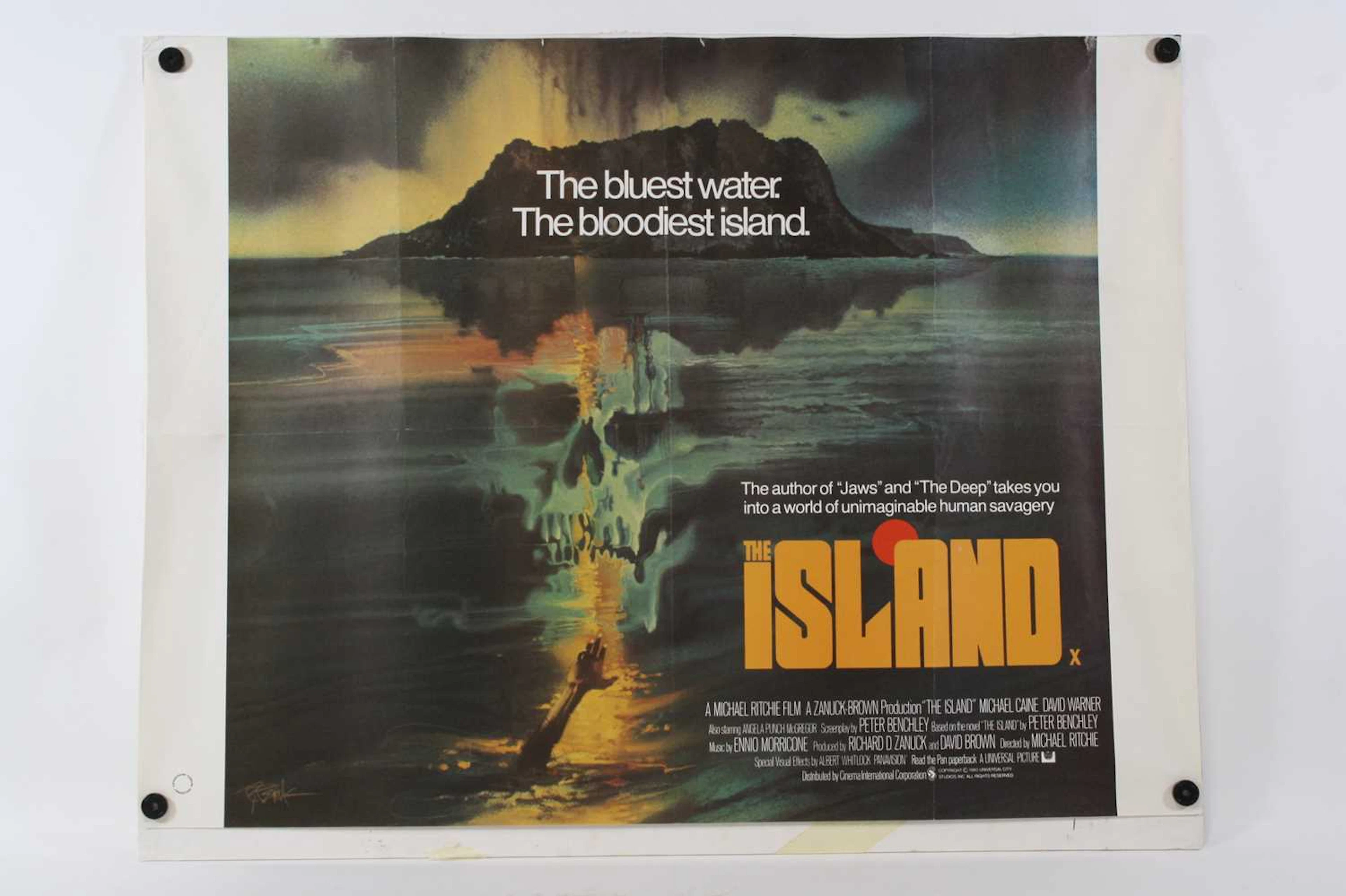 Lot 1053 - The Island, 1980, UK quad film poster