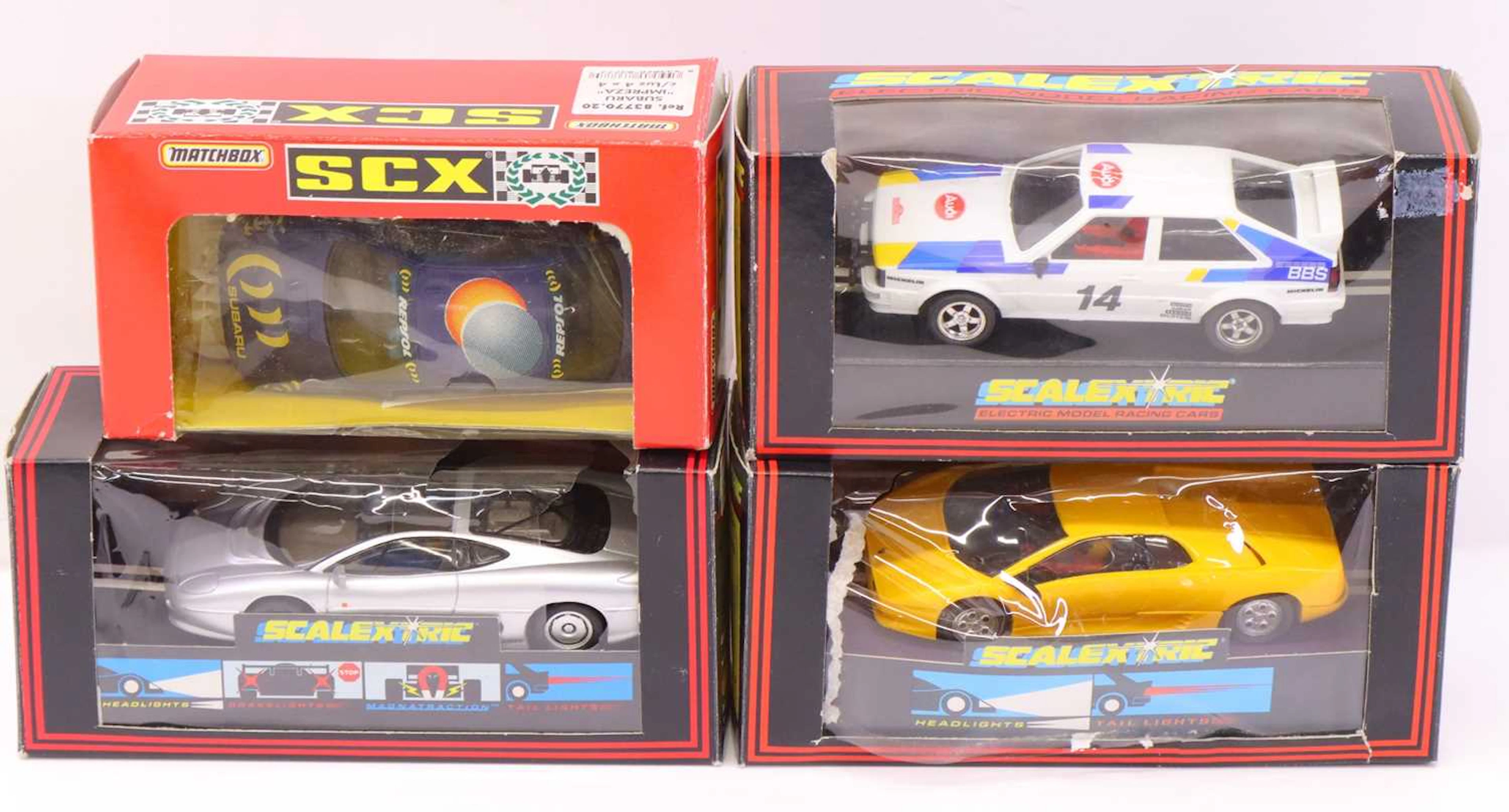 Lot 231 - Collection of Scalextric and SCX slot racing