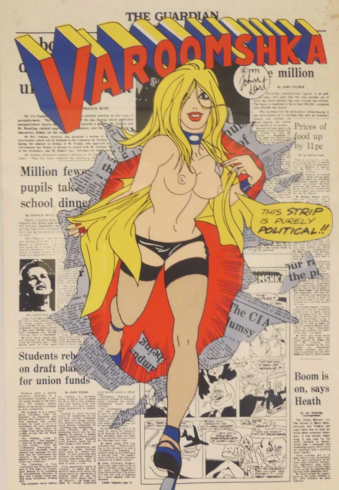 Lot 508 - After John Kent - Varoomshka, newspaper