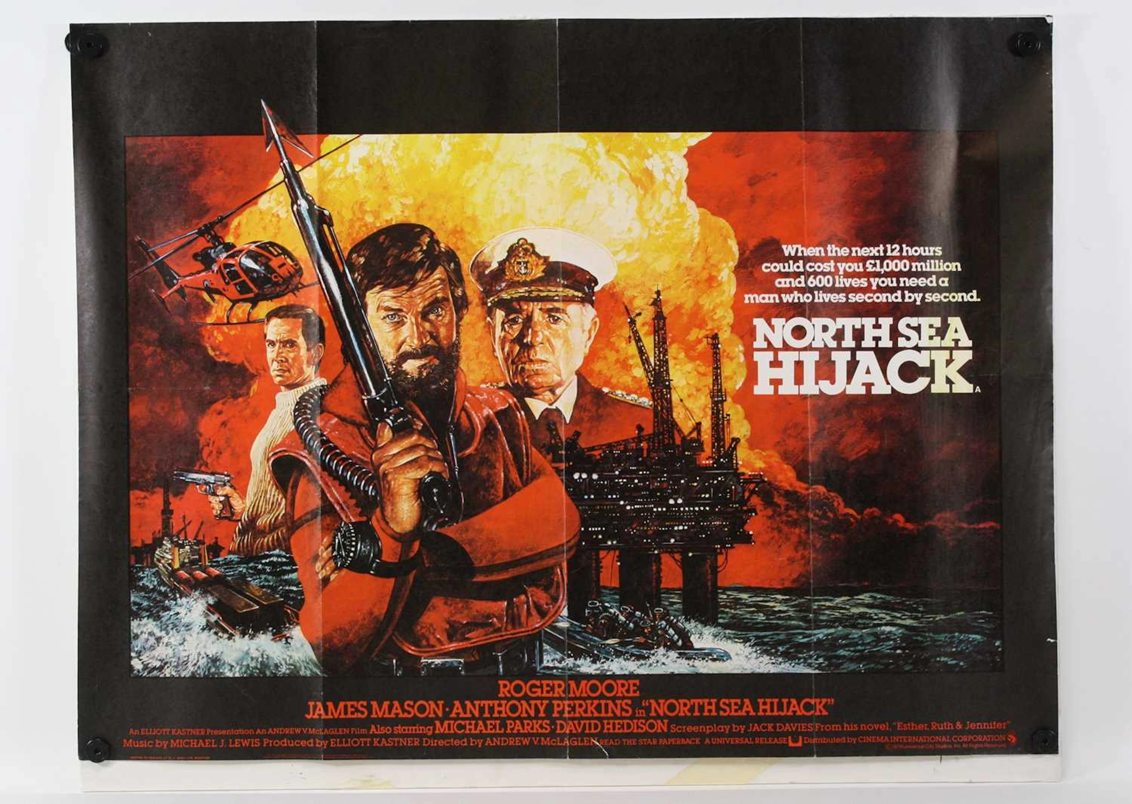Lot 1045 - North Sea Hijack, 1979, UK quad poster