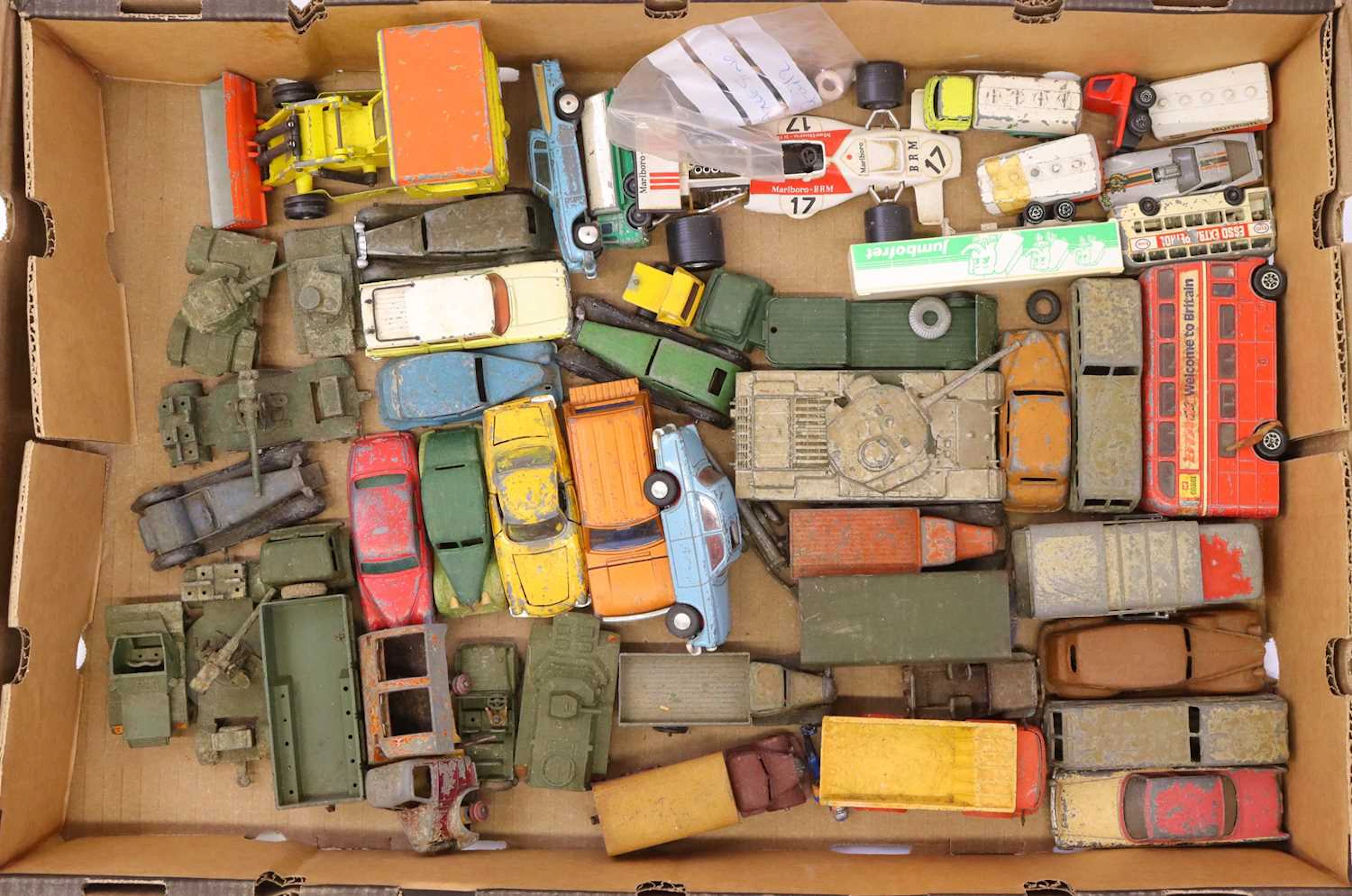 Lot 116 - One tray of mixed play worn and repainted