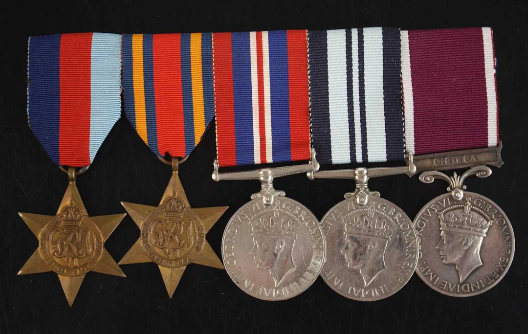 Lot 1068 - An Indian Army group of five medals to