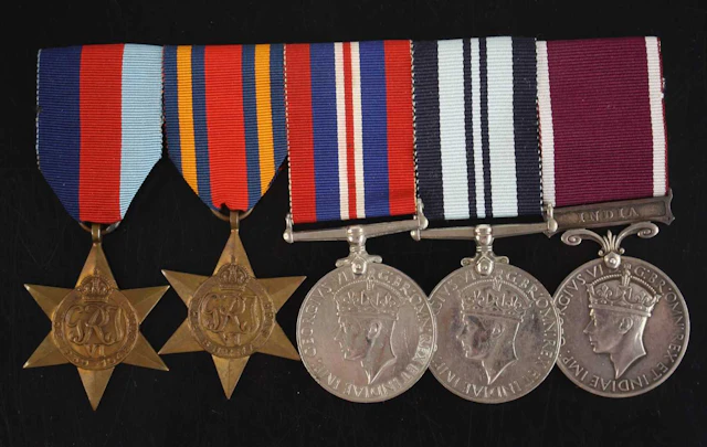 Lot 1068 - An Indian Army group of five medals to
