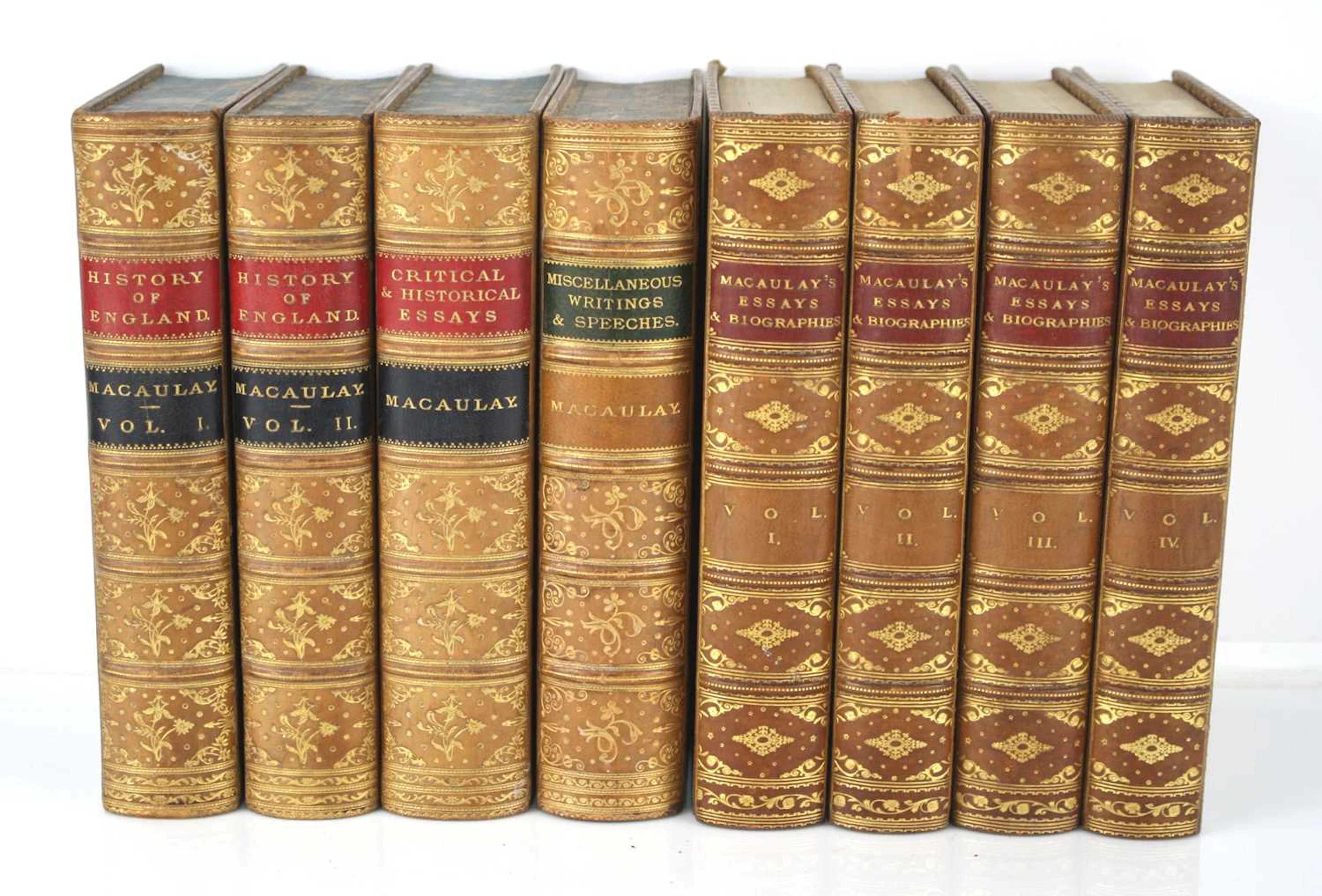 Lot 270 - Macauley, Lord Thomas Babington; Essays and