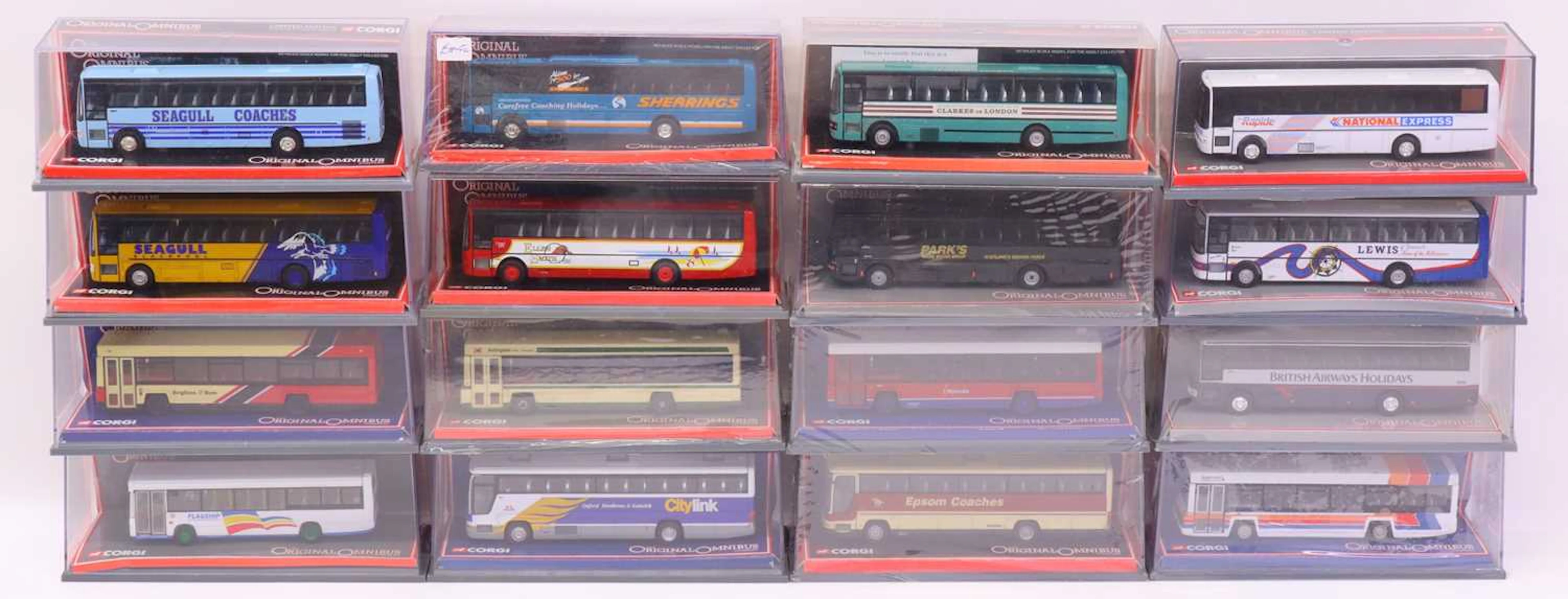 Lot 268 - 16 boxed Corgi Original Omnibus 1/76th scale