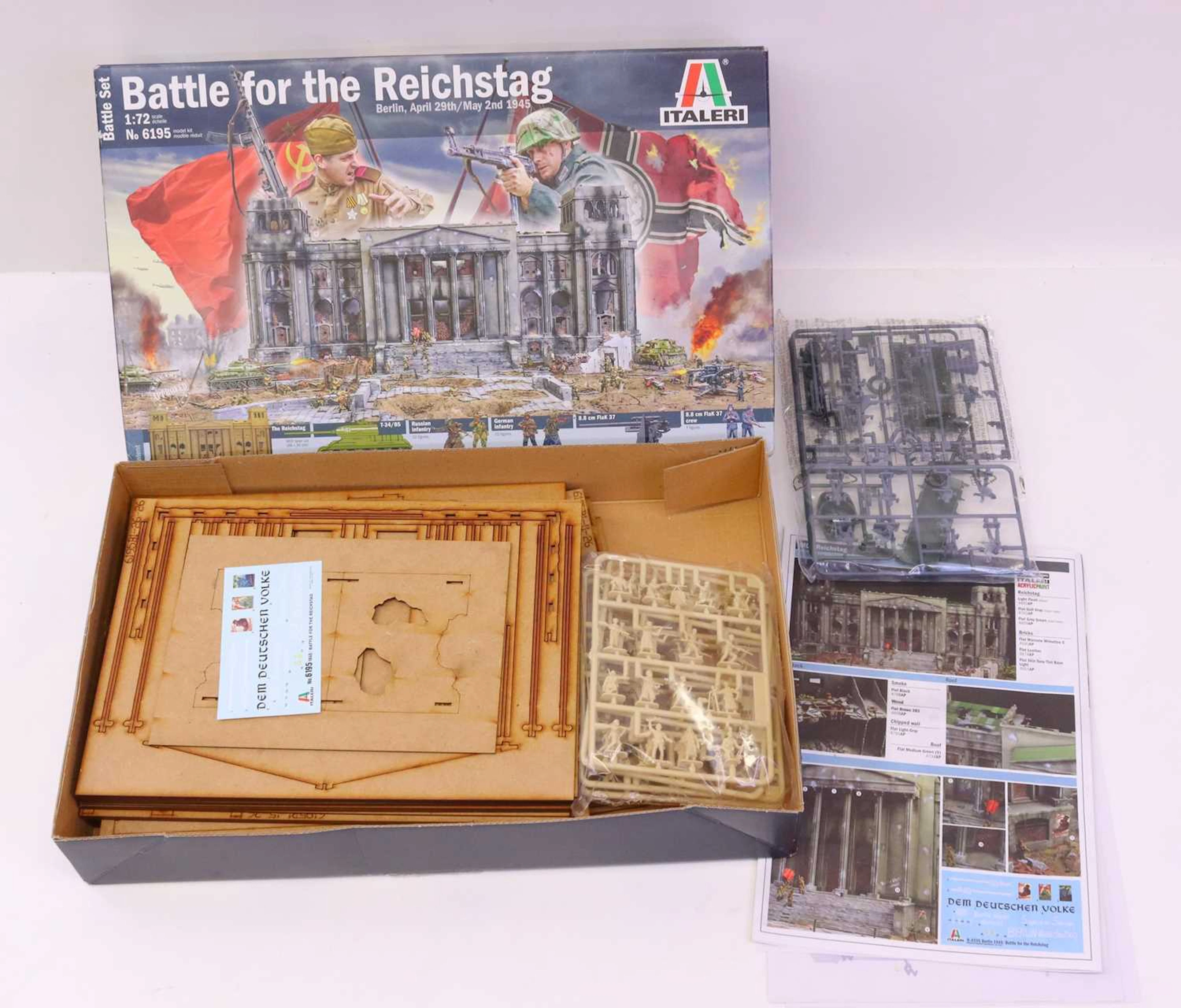 Lot 525 - Italeri 1/72 scale plastic and wooden kit