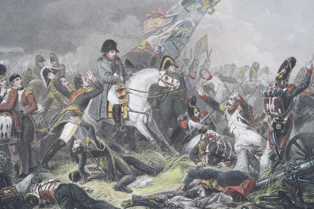 Lot 1183 - Audibran after Stueben, Battle De Waterloo