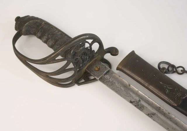 Lot 1079 - A British 1822 pattern sword, having an