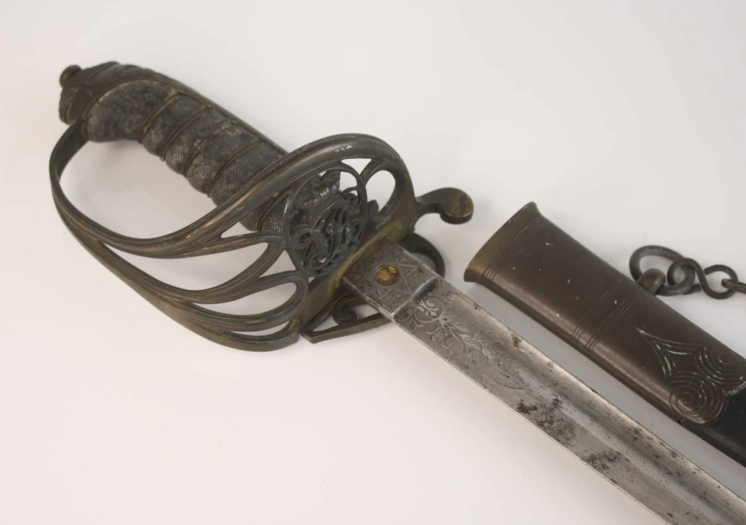 Lot 1079 - A British 1822 pattern sword, having an