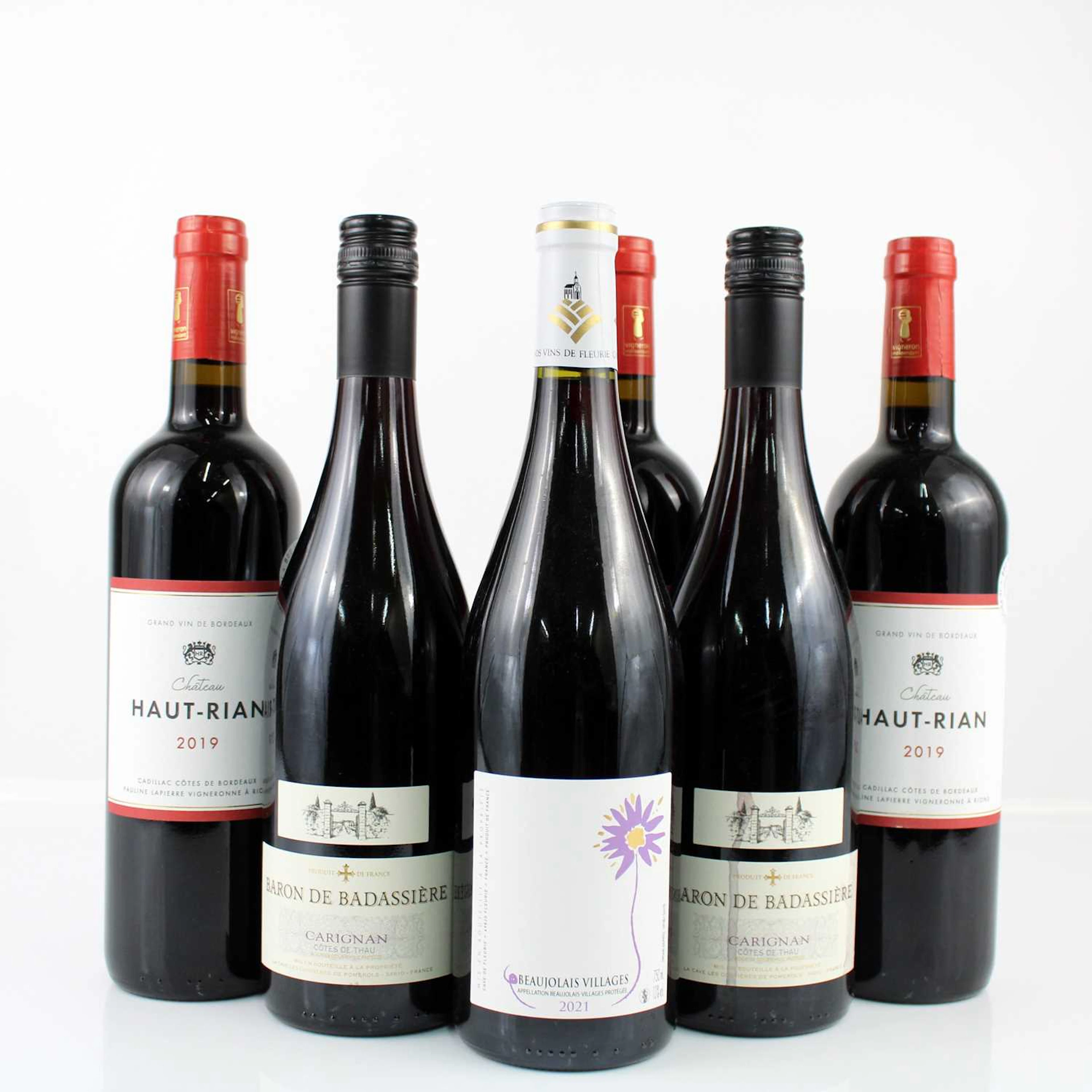 Lot 1015 - Chateau Haut-Rian, 2019, Bordeaux, three
