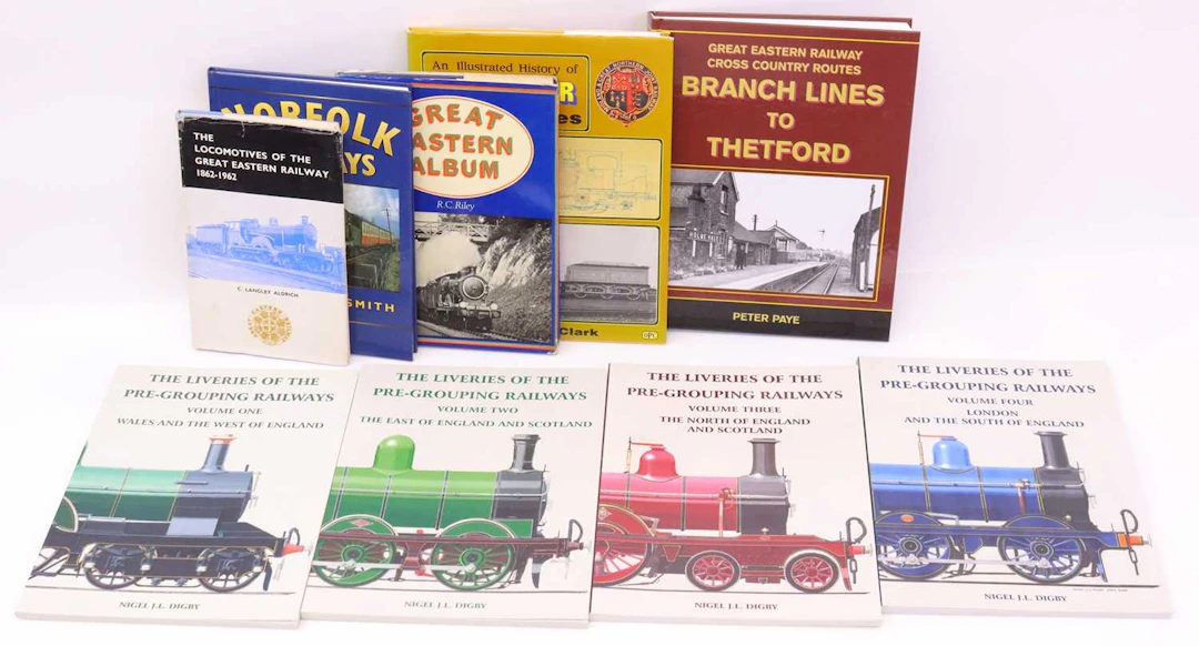 Lot 336 - Local railway books to include Peter Paye