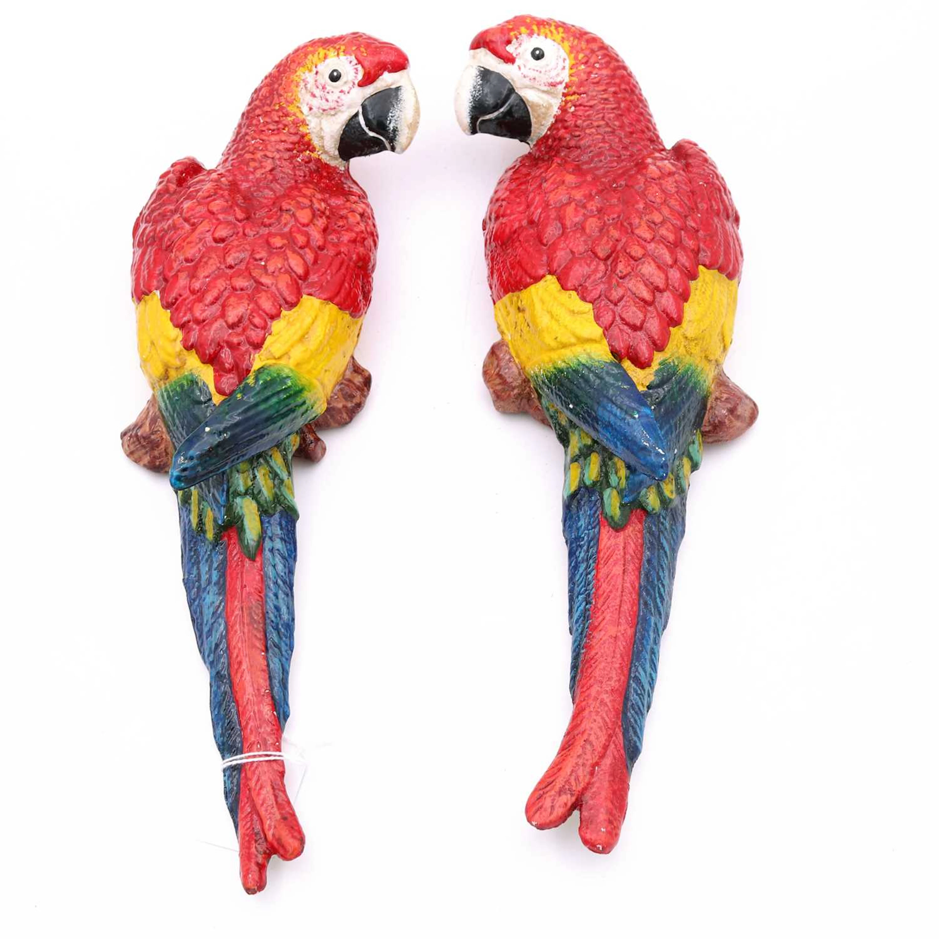 Lot 31 - A pair of contemporary painted cast metal