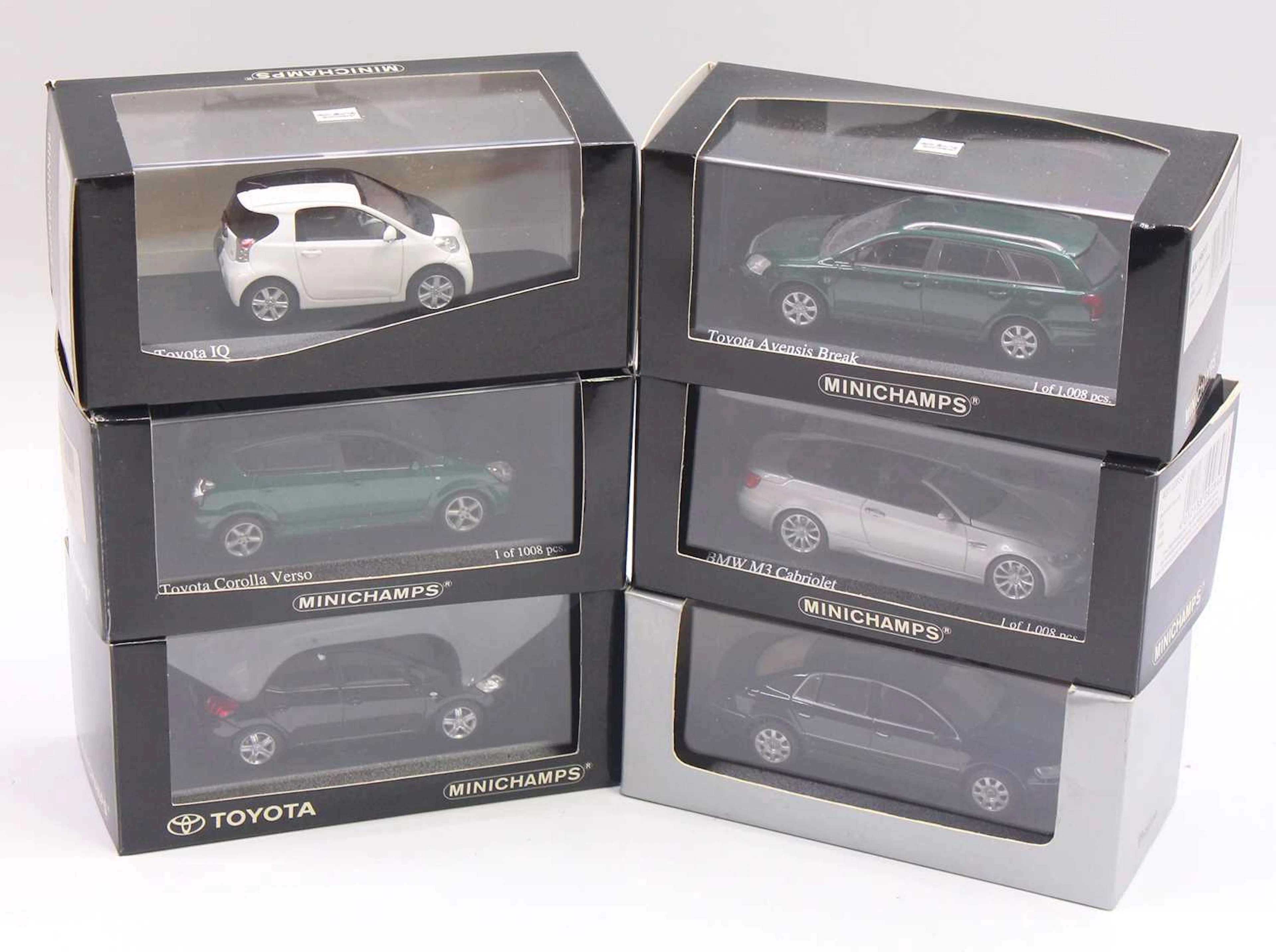 Lot 778 - Minichamps 1/43 scale group of 6 diecast