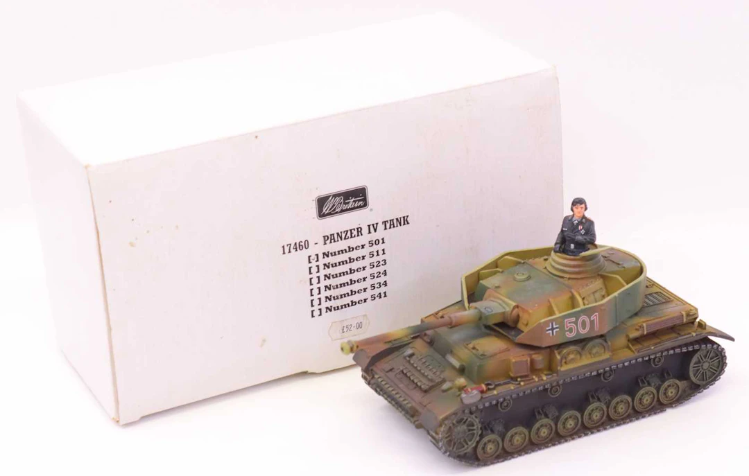 Lot 504 - Britains No.17460 Panzer IV tank No. 501