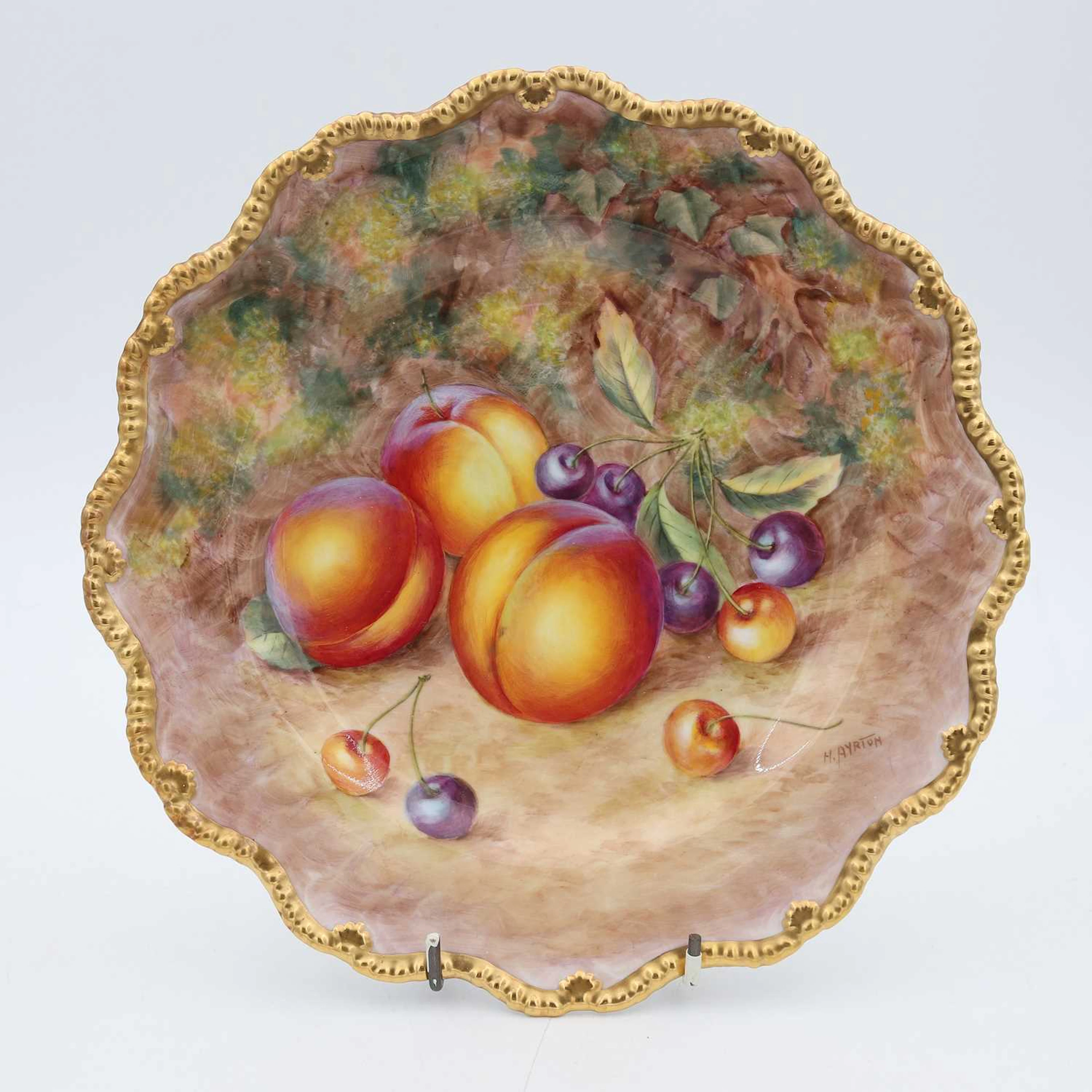 Lot 34 - Harry Ayrton for Royal Worcester - a