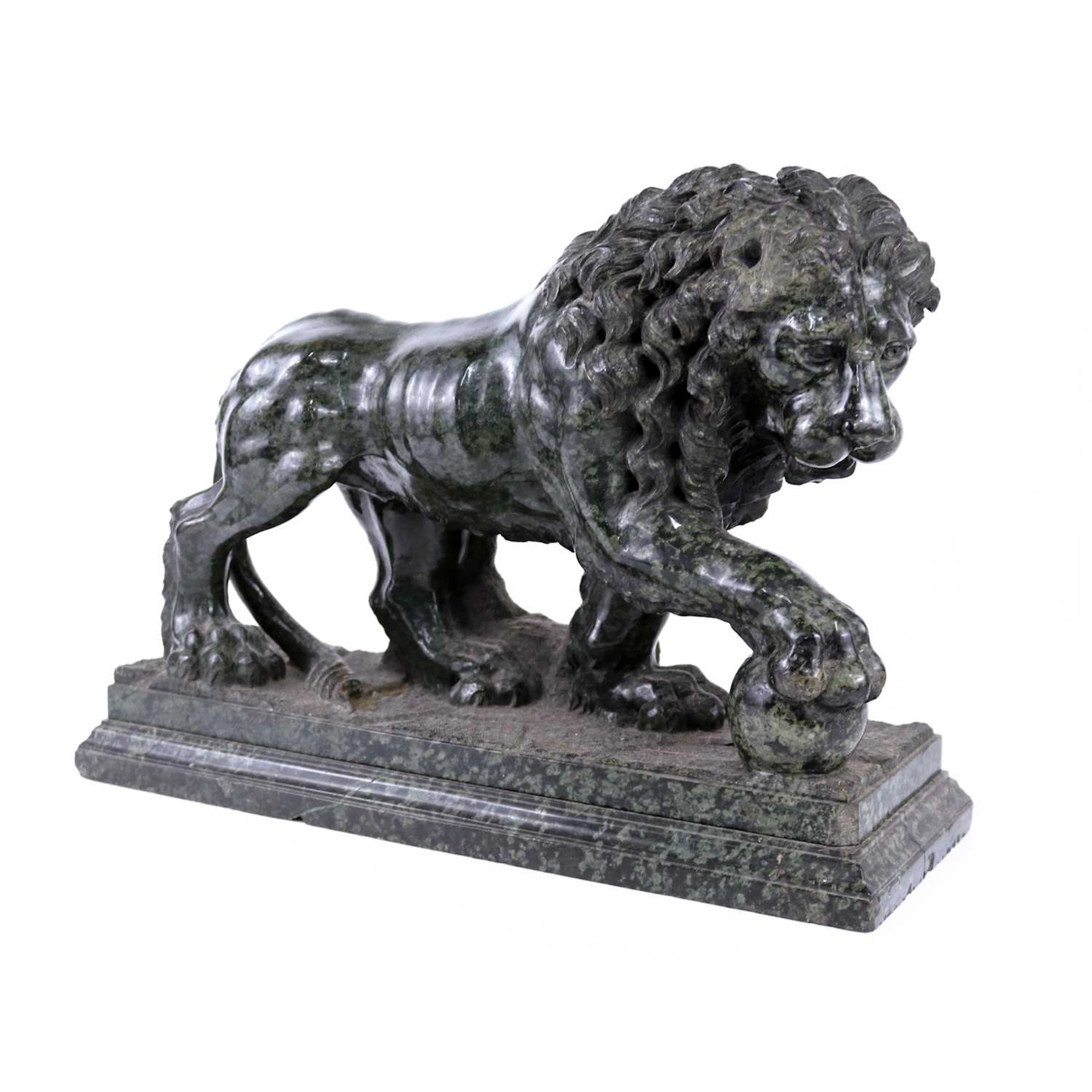 Lot 143 - A mid-19th century Grand Tour carved green