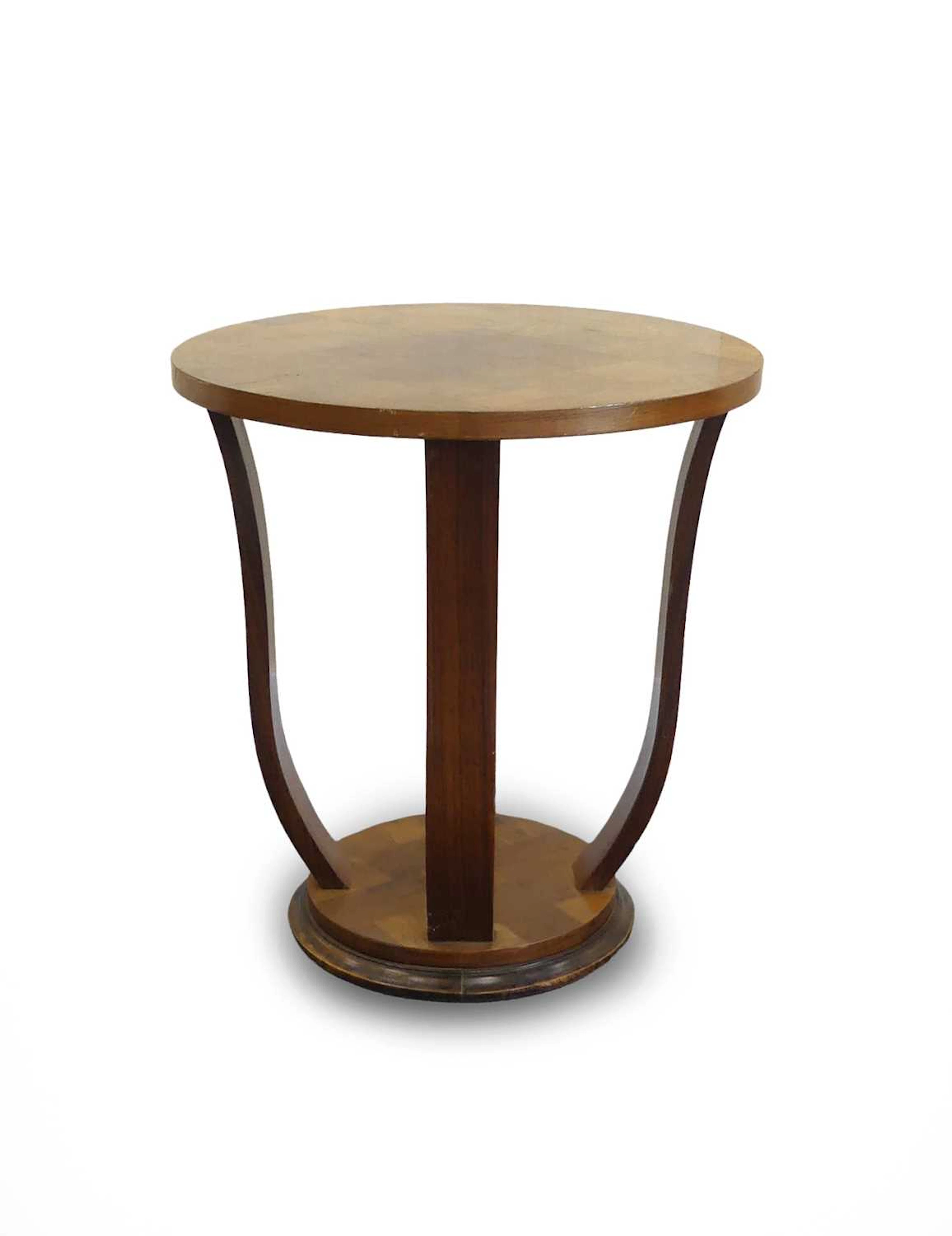 Lot 466 - An Art Deco rosewood circular occasional