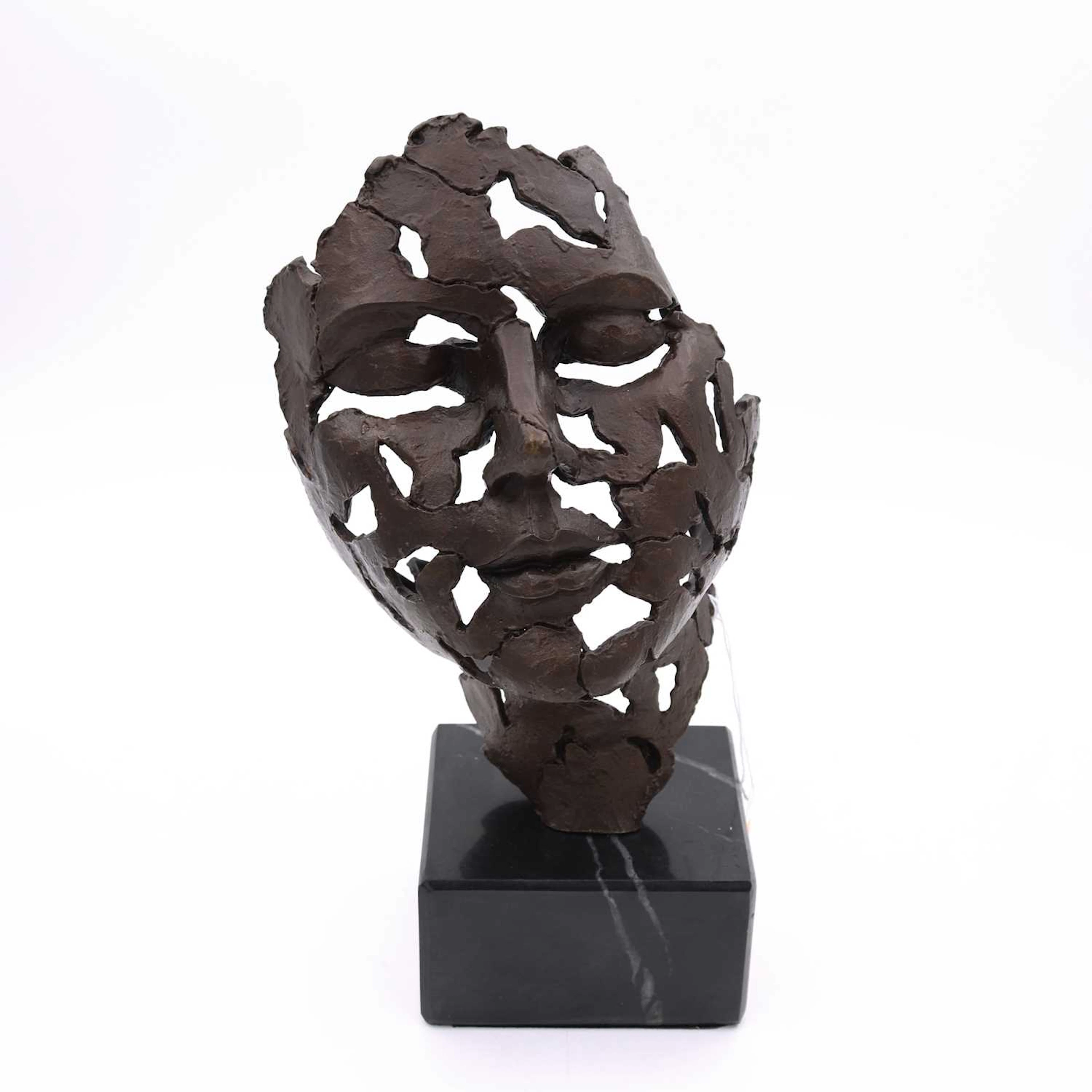 Lot 23 - A reproduction bronzed metal sculpture of a