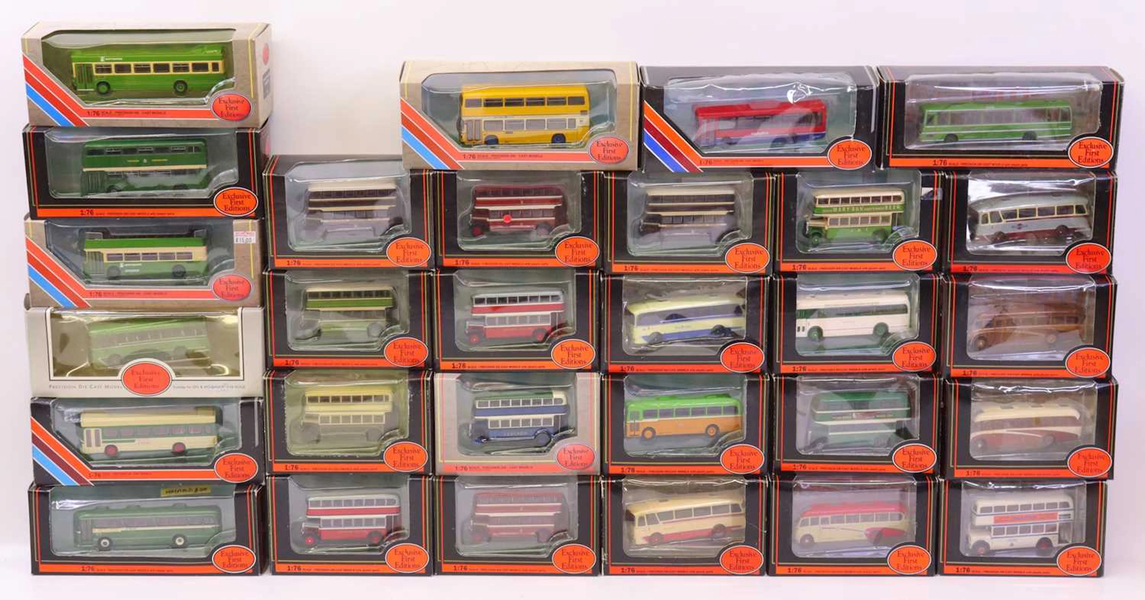 Lot 275 - 29 boxed EFE 1/76th scale public transport