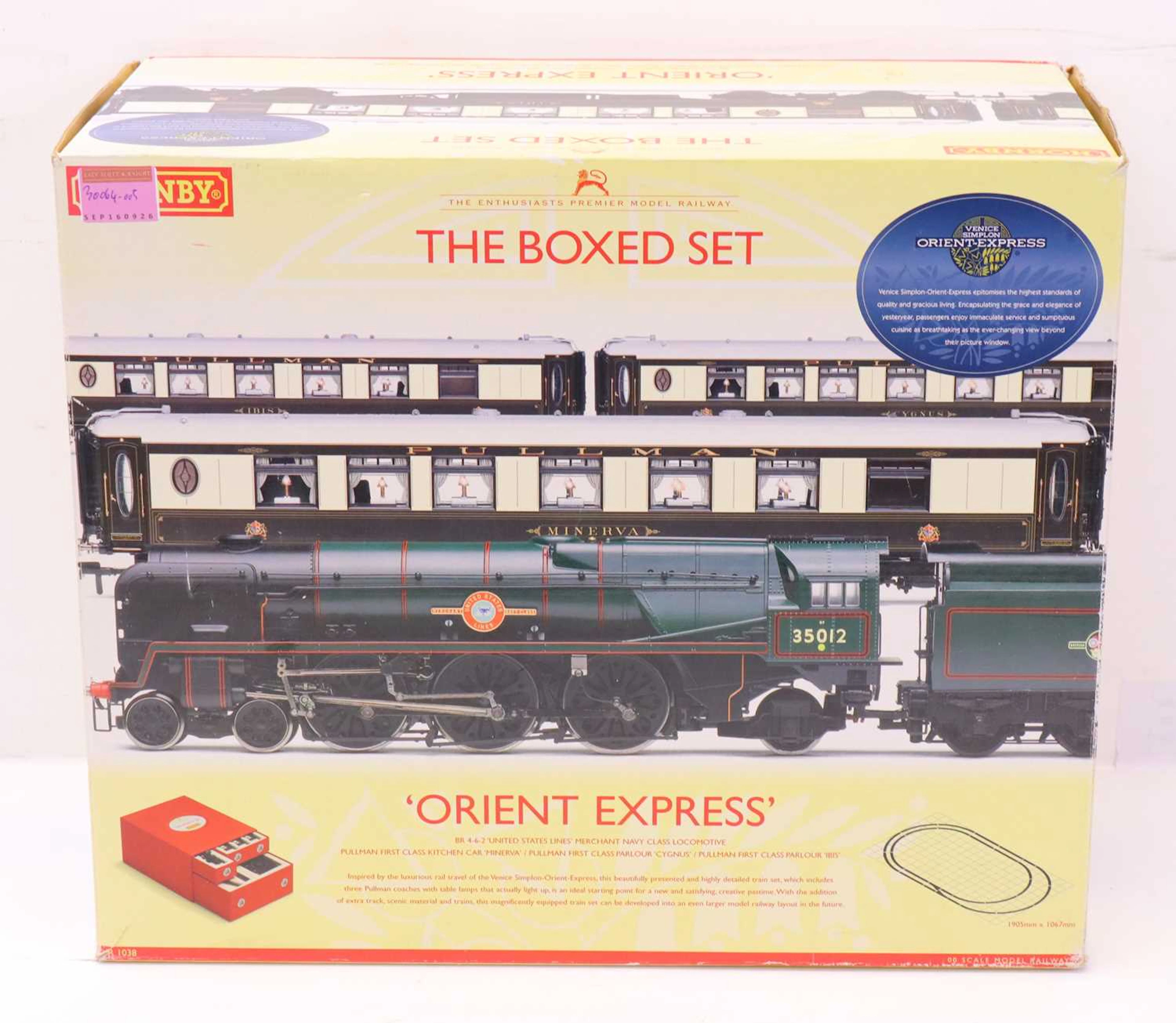Lot 572 - A Hornby 00 gauge R1038 train set, Orient