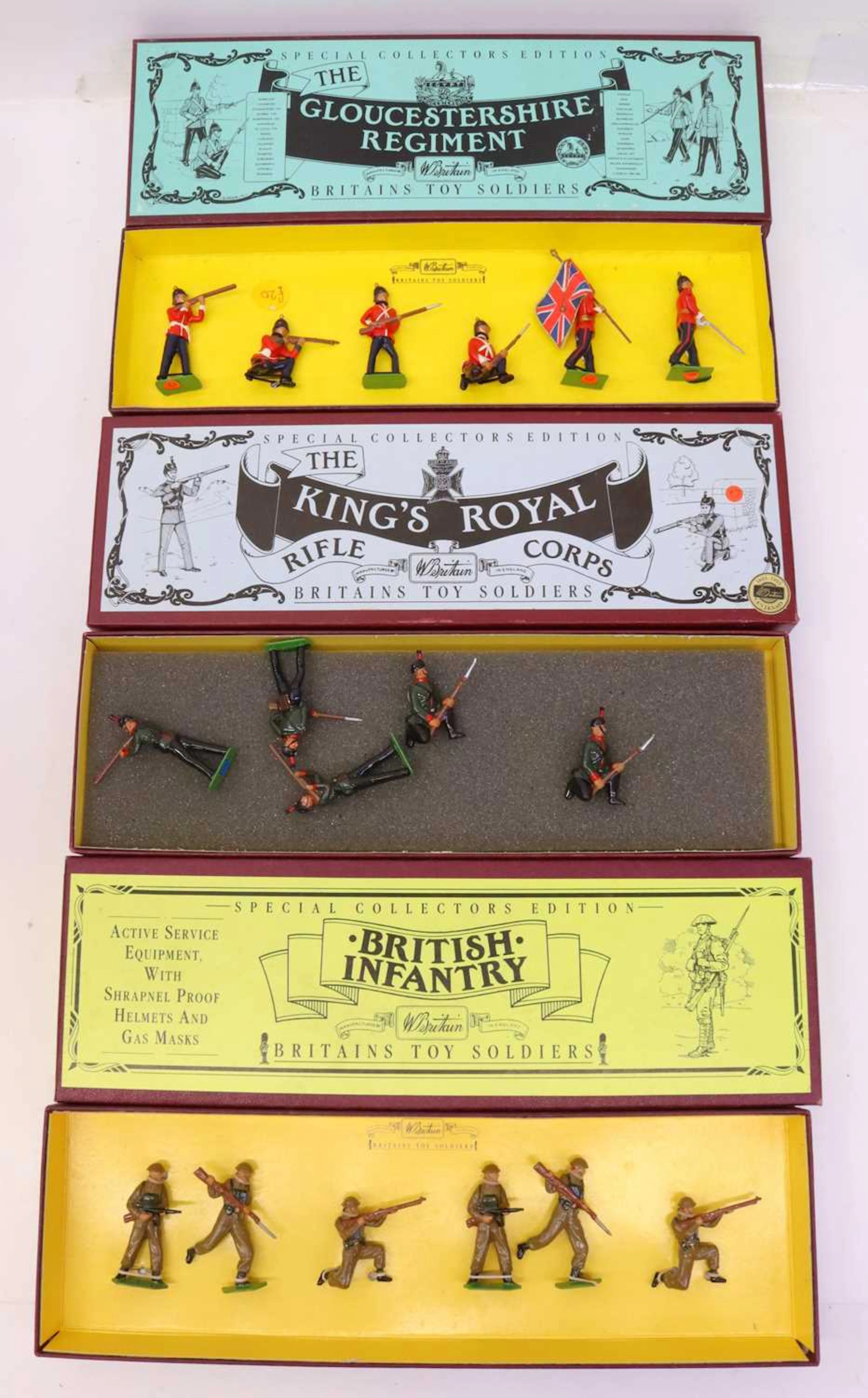 Lot 392 - Britains group of 3 sets comprising a