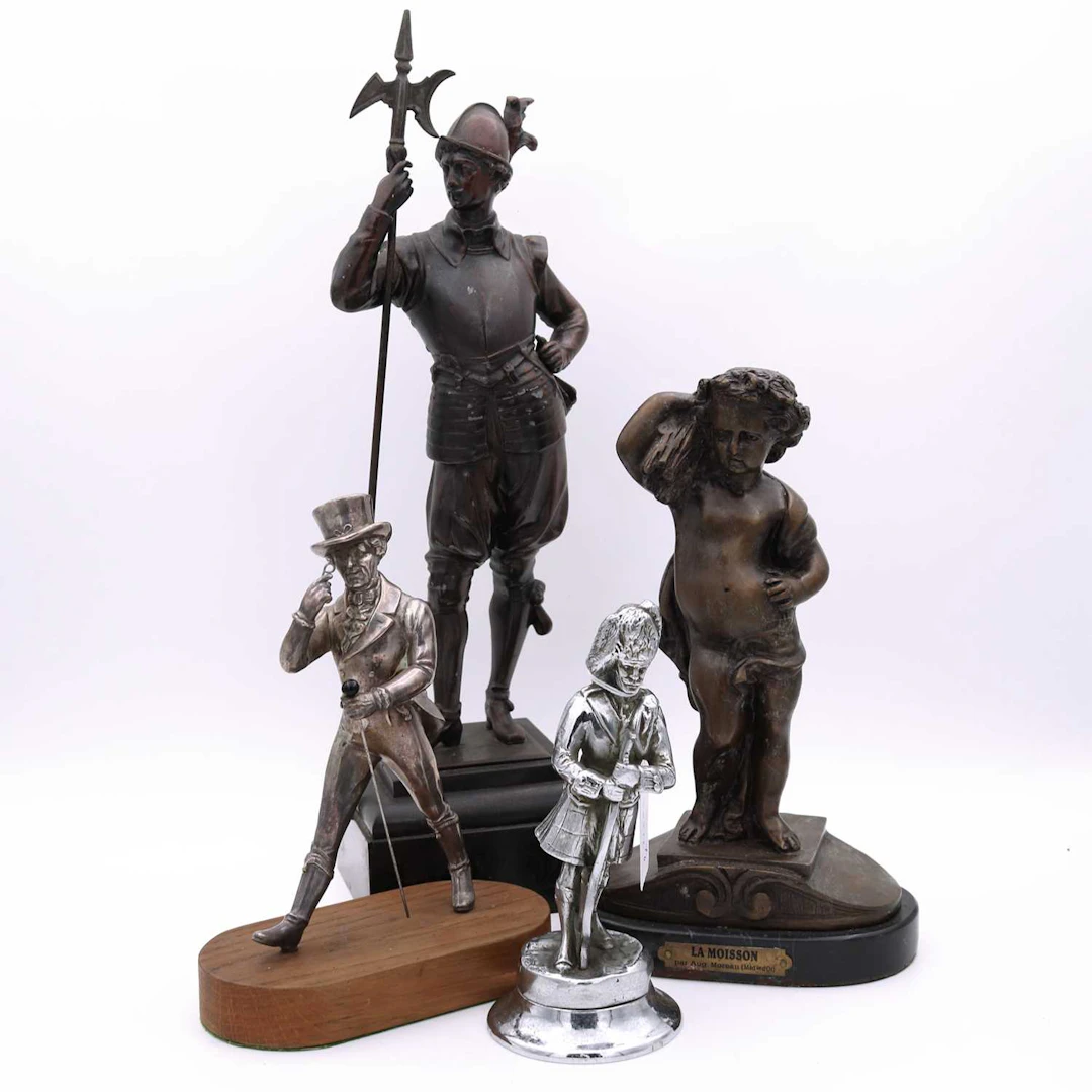 Lot 28 - A 20th century polished metal Johnnie Walker