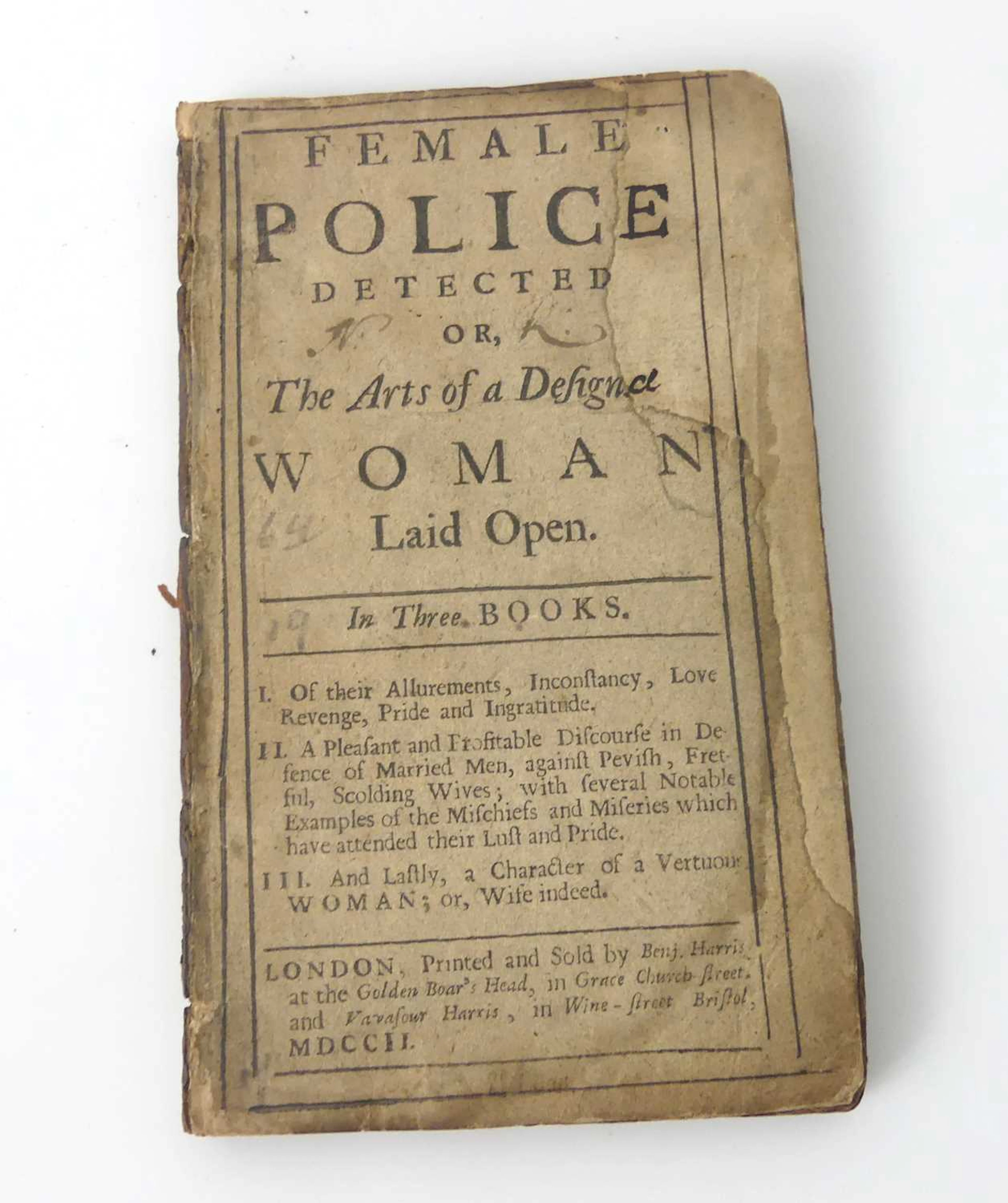 Lot 279 - SATIRE: Ward, Edward 'Ned'; Female Police
