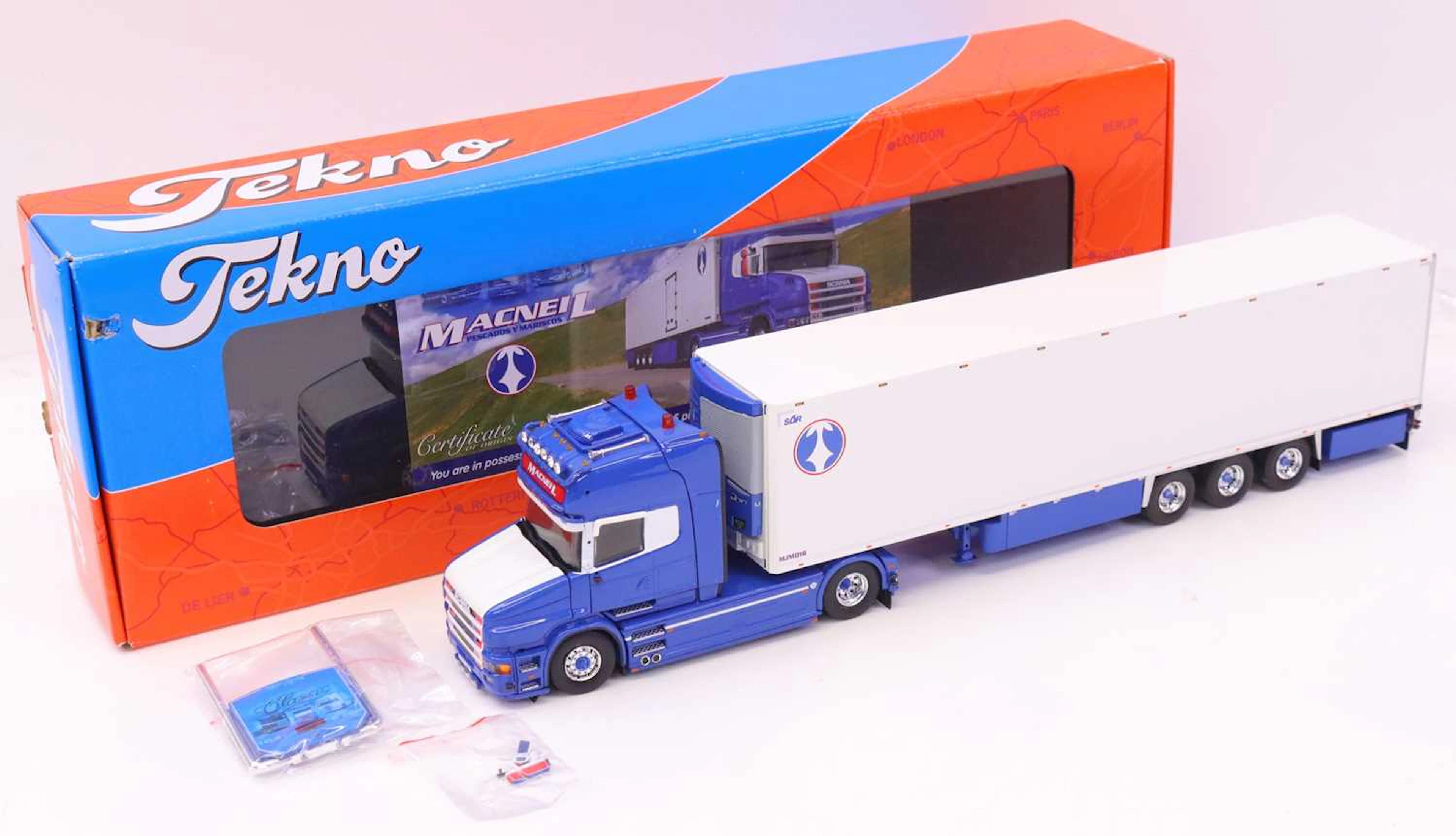 Lot 64 - Tekno 1/50th No.85930 MacNeil Scania T144