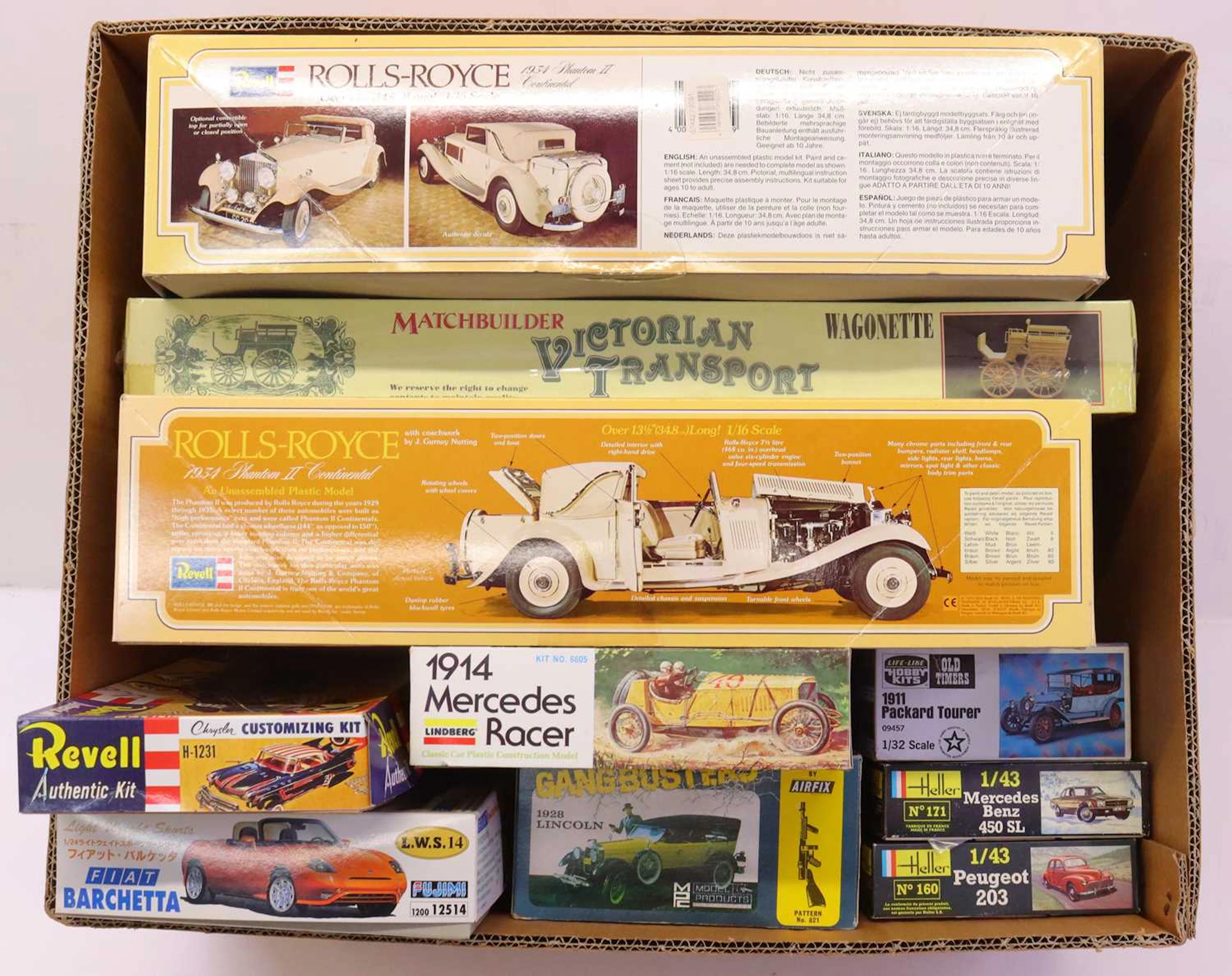 Lot 42 - Box containing mixed plastic and wooden car