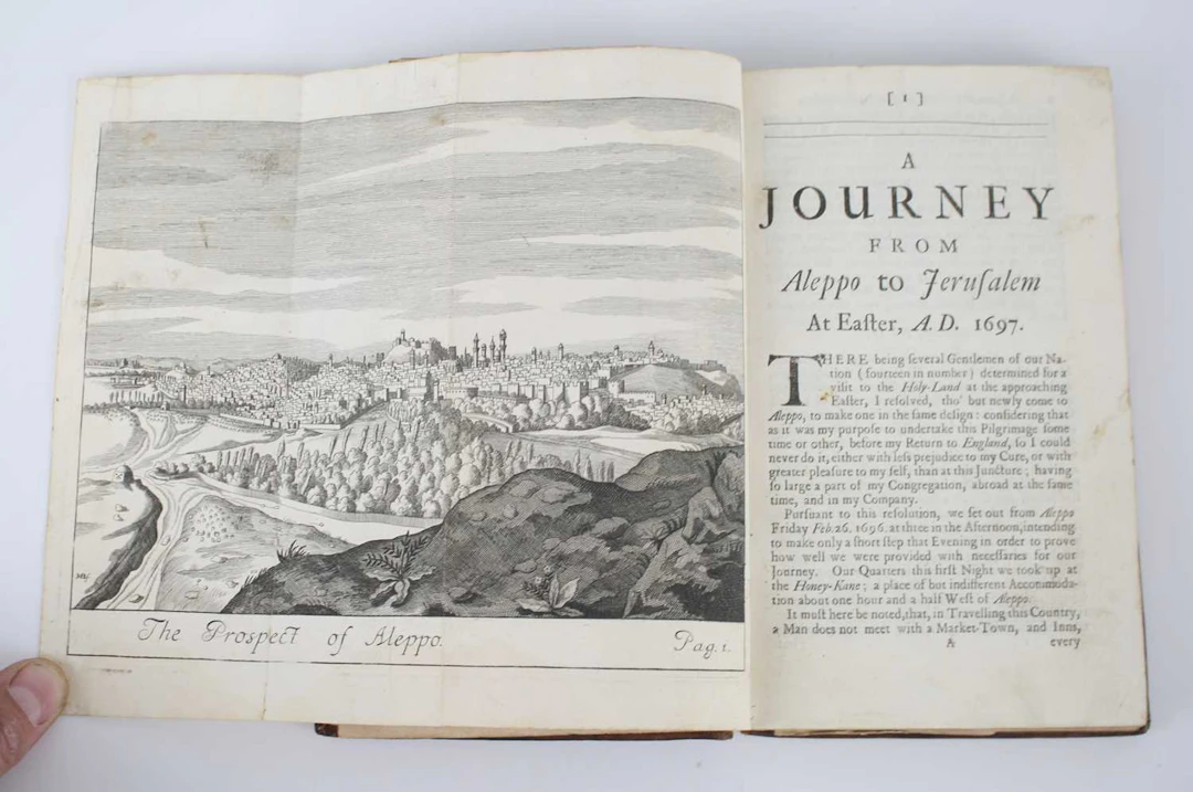 Lot 235 - Maundrell, Henry; A journey from Aleppo to