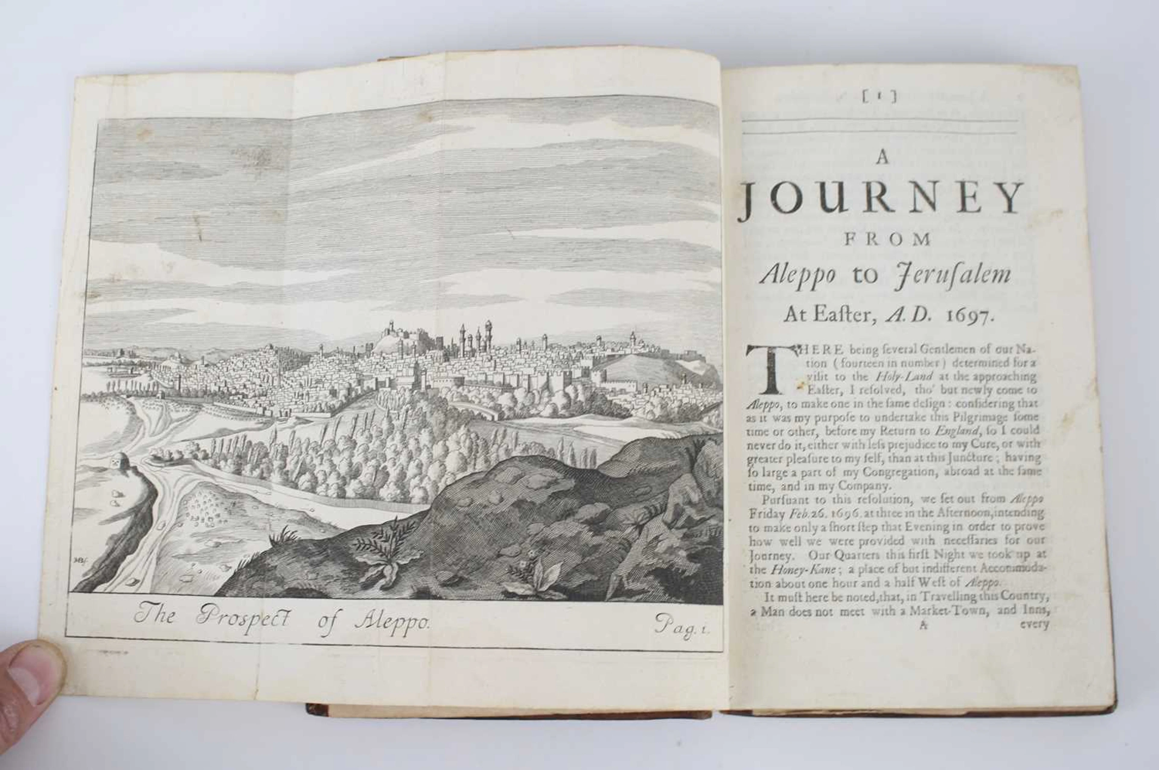 Lot 235 - Maundrell, Henry; A journey from Aleppo to