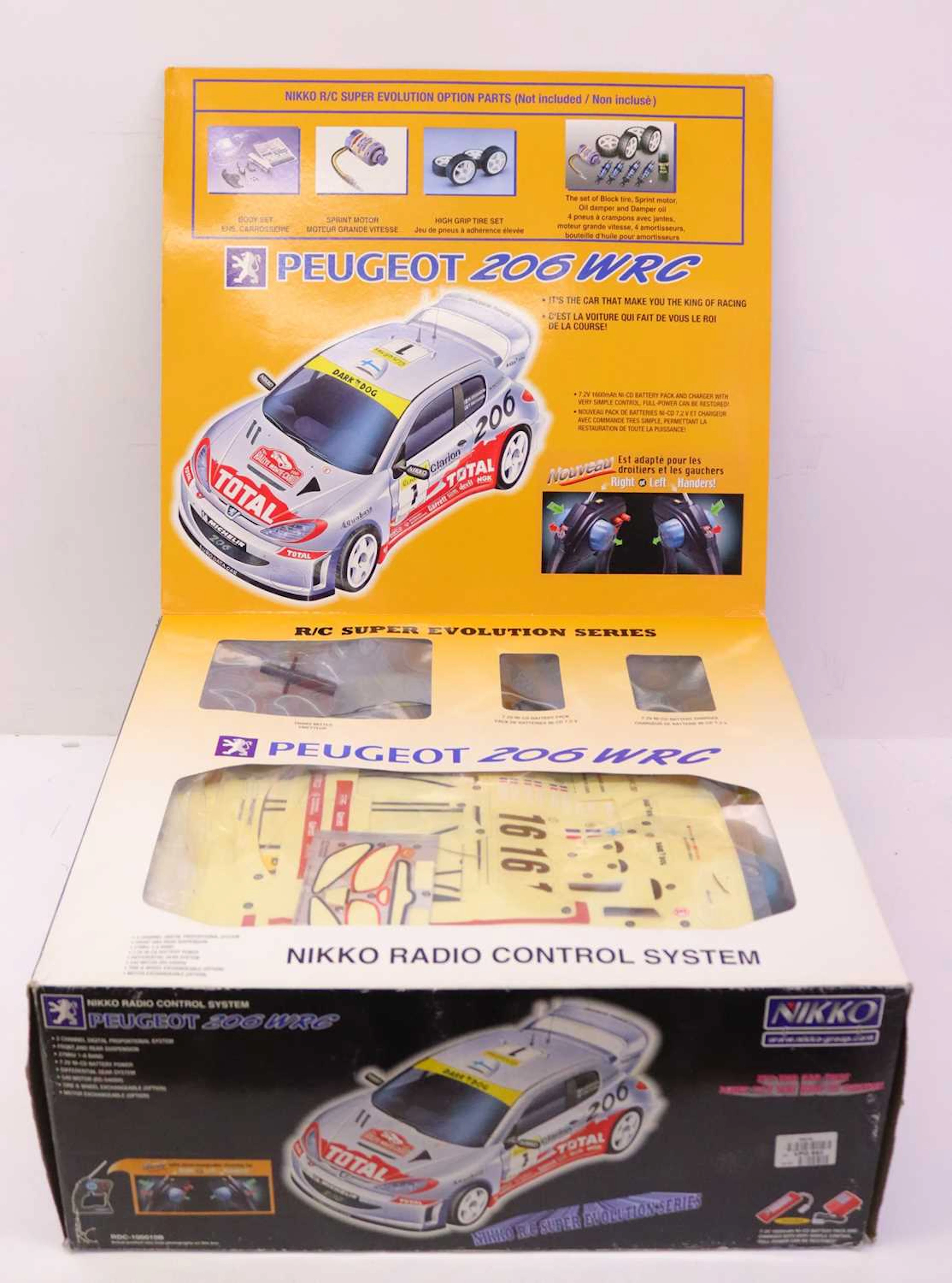 Lot 264 - Nikko Remote Control Peugeot 206 WRC car in