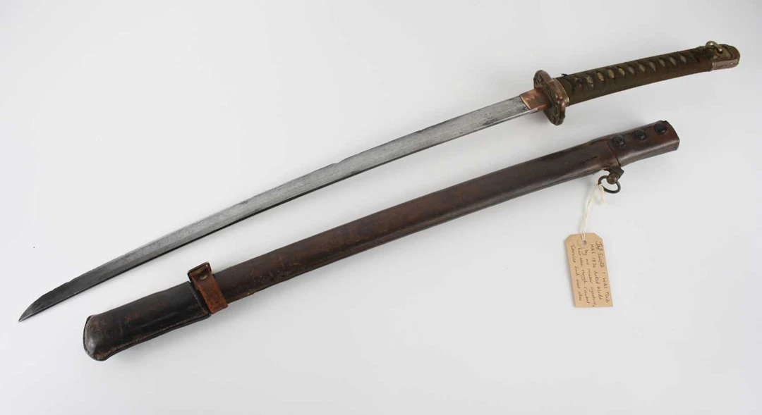 Lot 1108 - A Japanese Shinshinto katana, the 63cm